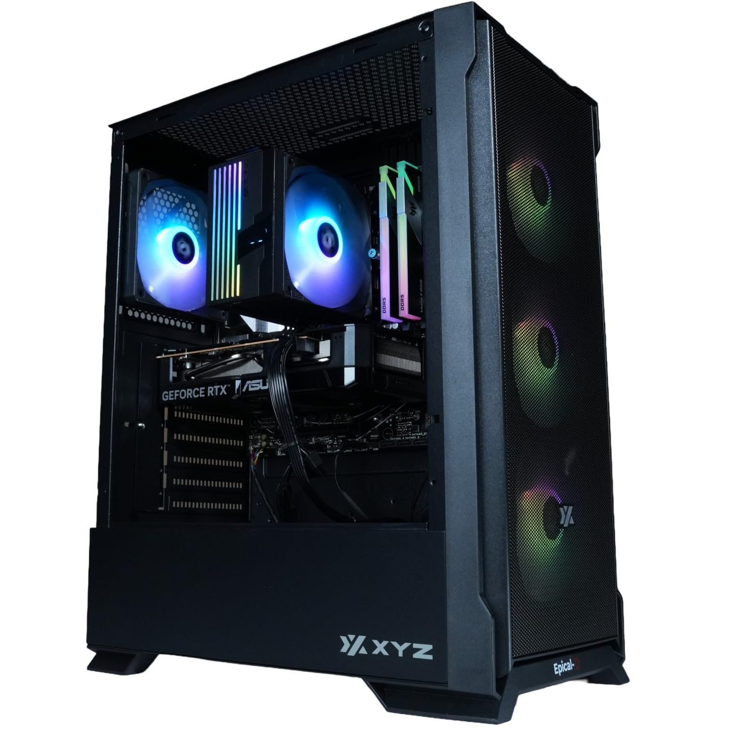 Epical-Q Ordenador sobremesa Gaming Pelanx AMD Ryzen 5 5500, 16GB, 500GB SSD NVME, RTX 3050 + Windows 11 Pro