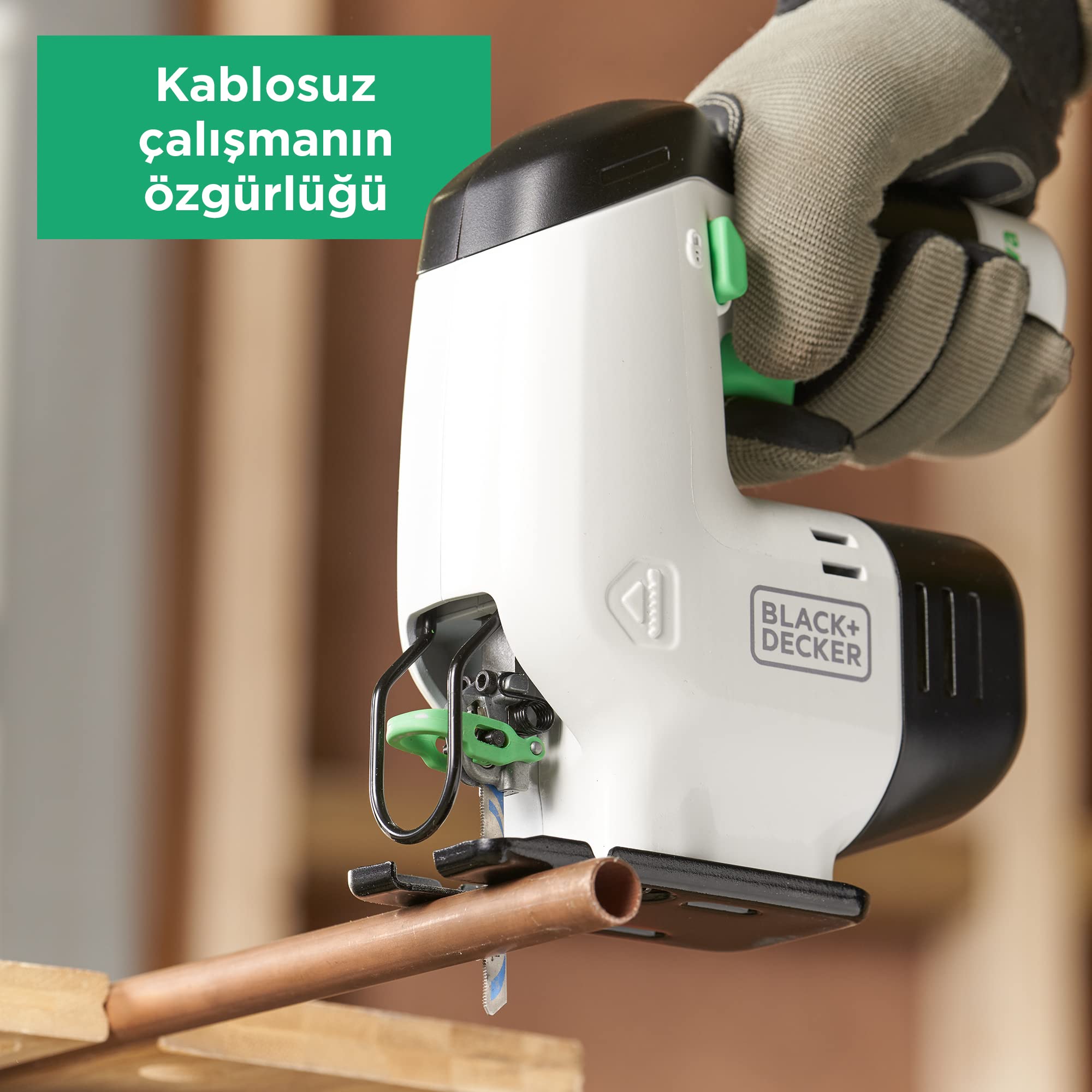 Black + Decker Reviva 12V Şarlı Dekupaj Testere Makinesi