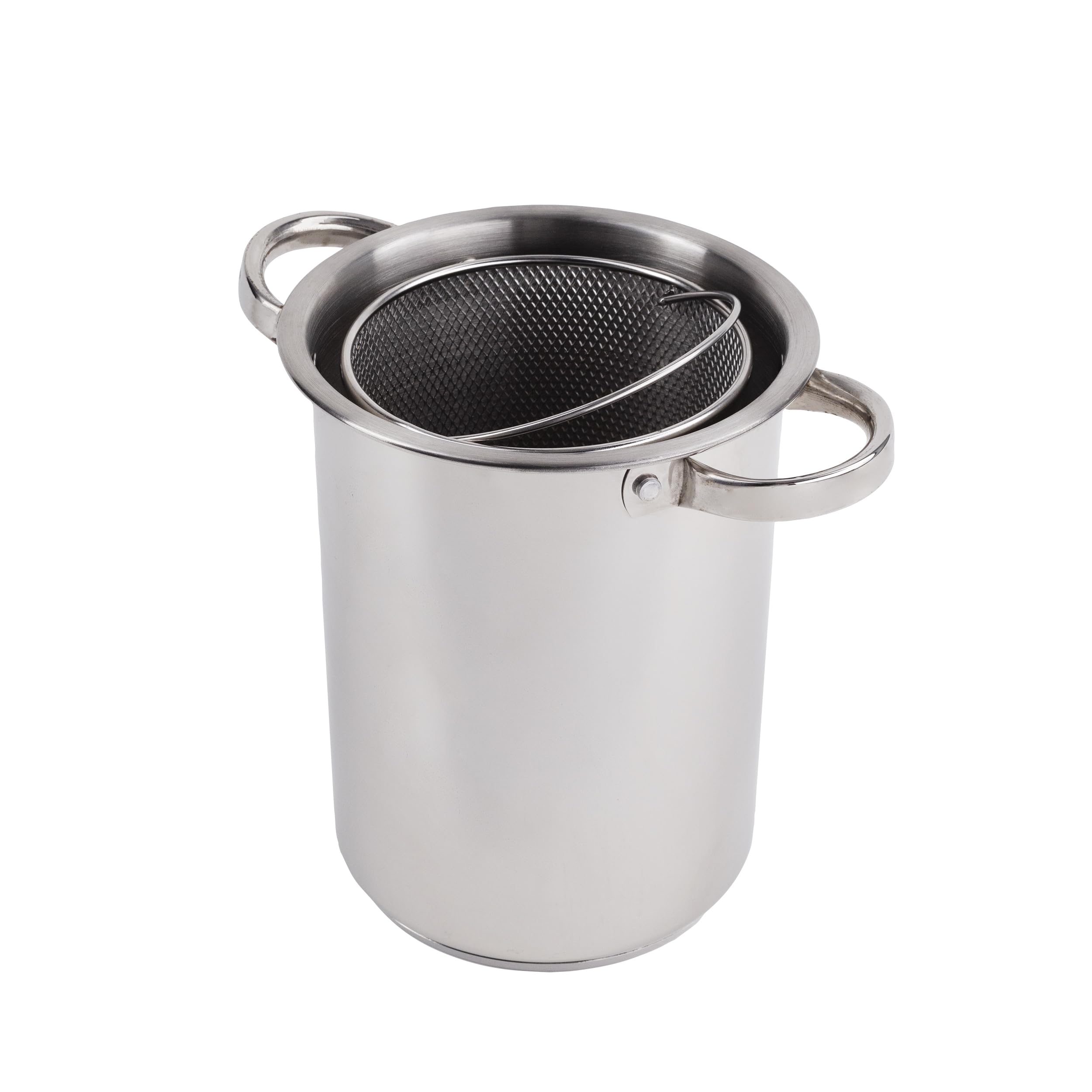 BERGNER Lula - Cuoci asparagi a 3 pezzi con fondo tappato - Coperchio in vetro - In acciaio inox - Facile da lavare - Alta qualità e resistenza