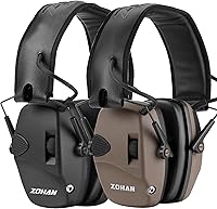 Vista 10 de ZOHAN EM054 Electronic Ear Protection for Shooting Range with Sound Amplification Noise Reduction, Ear Muffs for Gun Range