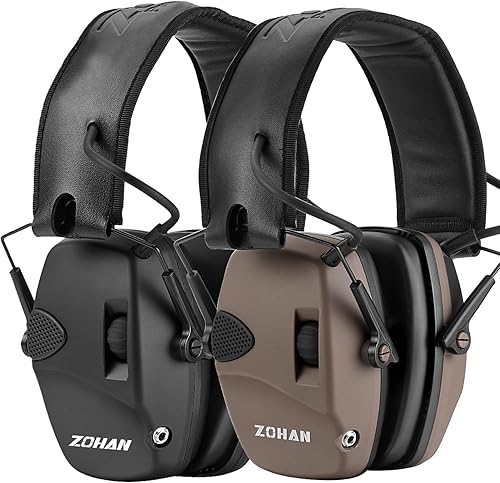 Miniatura 7 de ZOHAN EM054 Electronic Ear Protection for Shooting Range with Sound Amplification Noise Reduction, Ear Muffs for Gun Range