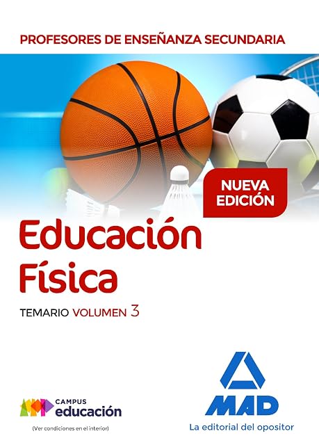 Portada de Profesores de Enseñanza Secundaria Educación Física Temario volumen 3
