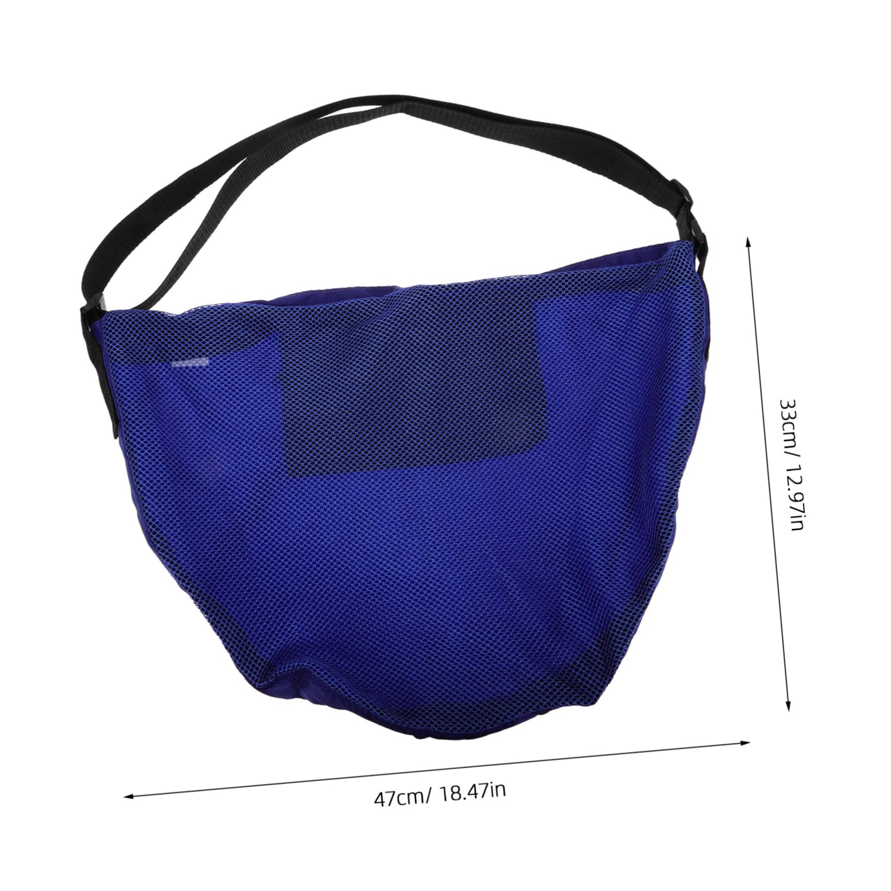 MUSISALY Ergonomic Shoulder Strap Sports Bag Large Mesh Bag for Basketball Soccer Volleyball Training Outdoor Games