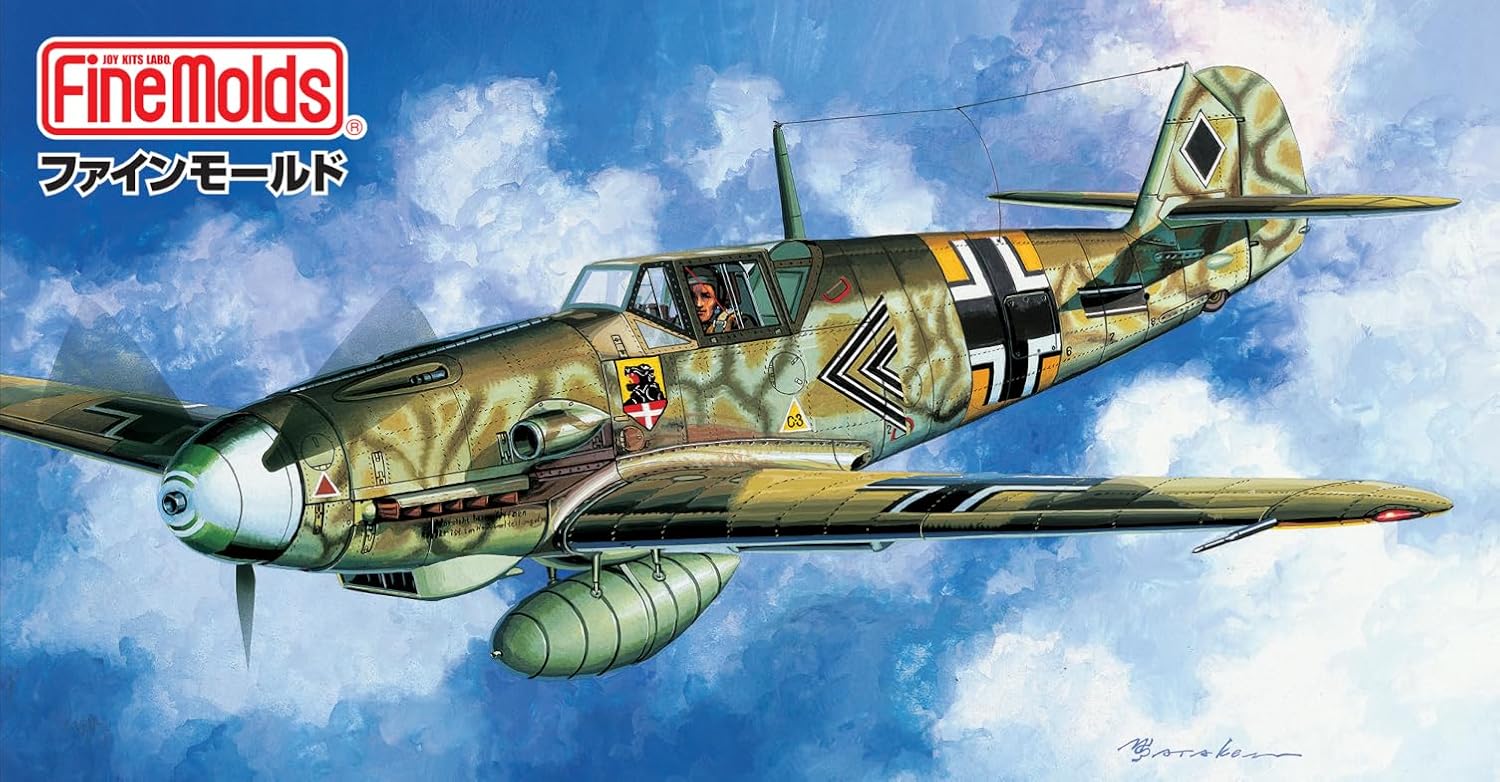 (未使用･未開封品)　ファインモールド 1/72 ドイツ空軍 メッサーシュミット Bf109 F-4 プラモデル FL2 gsx453j Amazon.co.jp: ファインモールド(FineMolds) 1/72 WW2 ドイツ メッサー