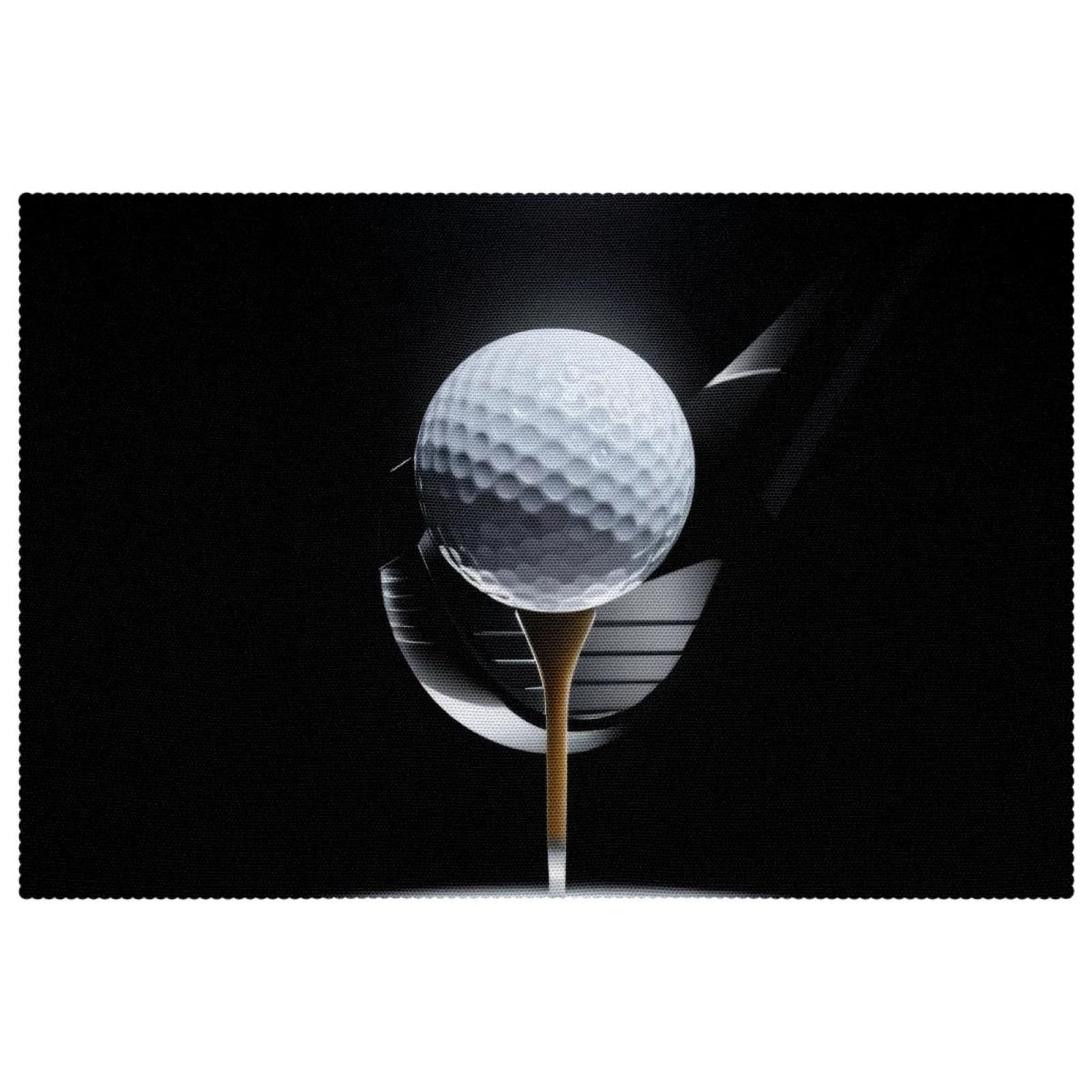 Set de table golf idée cadeau idéale pour golfeur lot de 6 pièces