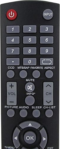 Miniatura 2 de HCDZ - Mando a distancia para Insignia TV-5620-77-RB NS-LTDVD19 NS-LTDVD26 NS-LTDVD32 NS-LTDVD19-09 NS-LTDVD26-09 NS-LTDVD32-09 NS-13CTV LCD HDTVDVD