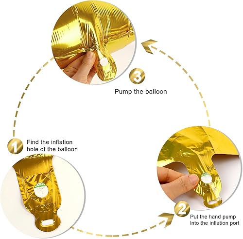 Vista 144 de Globos de números 0 de 40 pulgadas, globos negros de números para números 10, 20, 30, 40, 50, 60, 70, 80, 90, 100, globos de números 10, 20, 30, 40