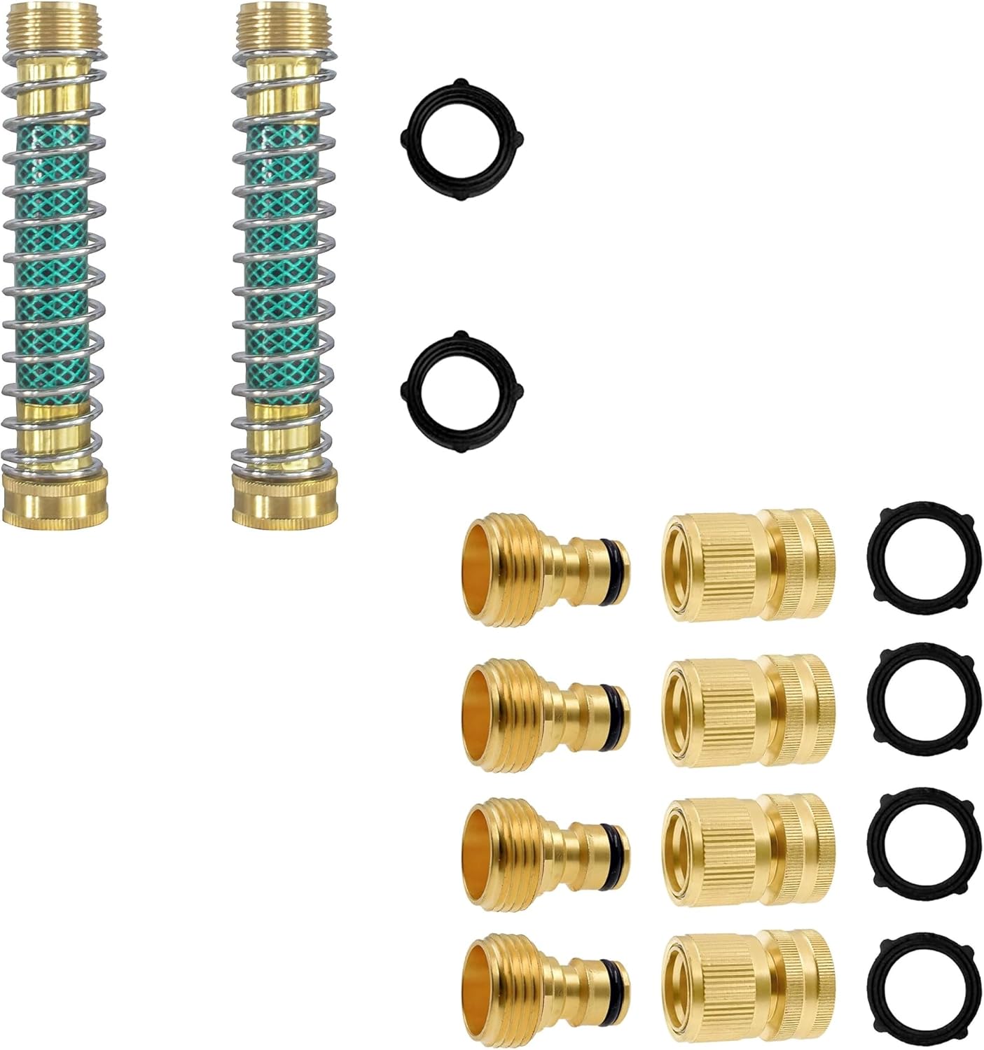 Hourleey Garden Hose Protector + Garden Hose Quick Connector