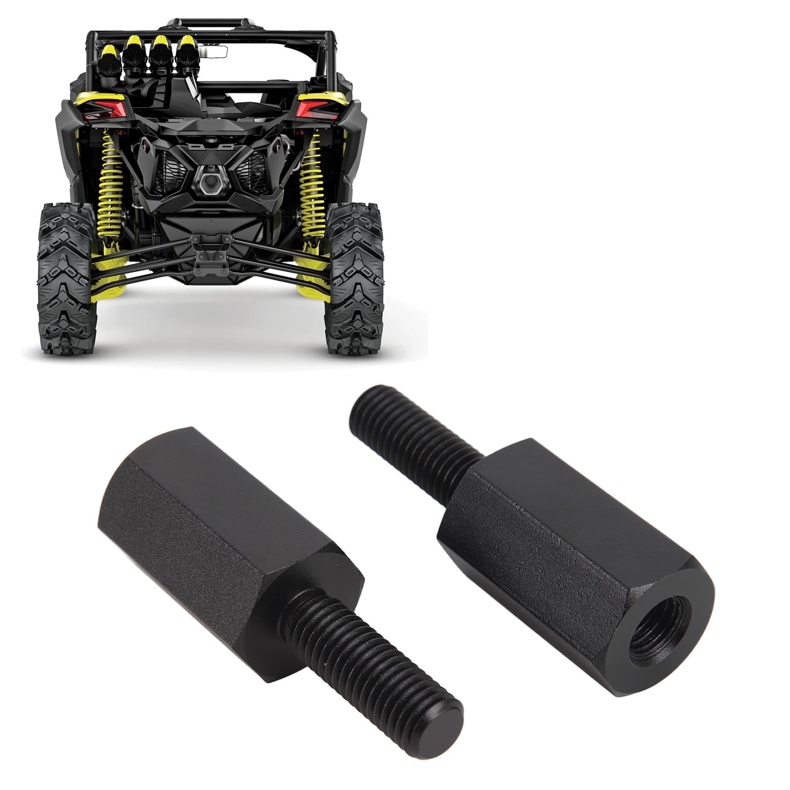 2 PCS 2 Pulgadas de Soporte de Elevación de Metal Ascensor de 2 Pulgadas de Reemplazo de Alta Dureza para la Can -Am Maverick X3 Todos los Años