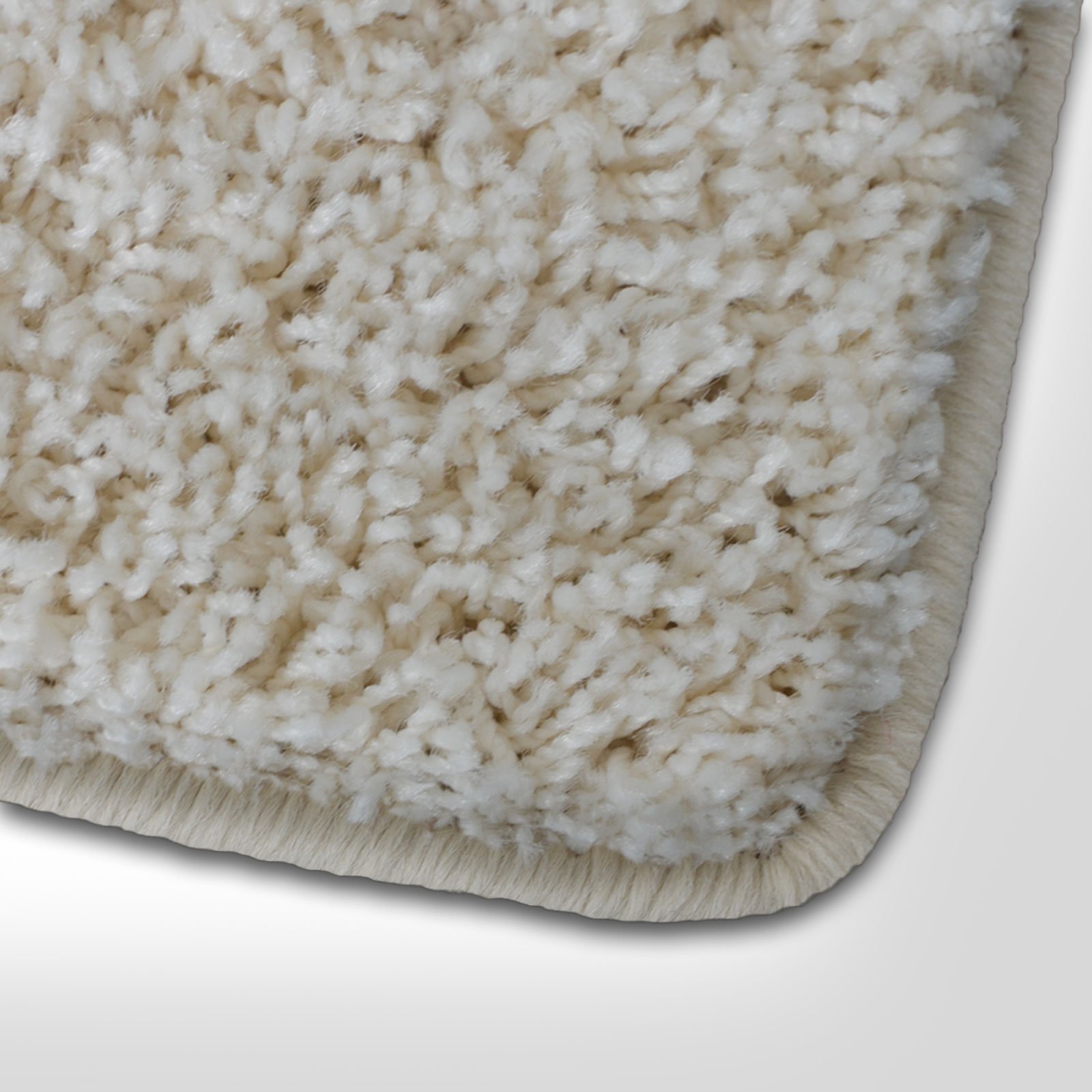 casa pura - Tapis Shaggy - Tapis à Poils Longs - Tapis Doux et épais - Qualité Allemande - Tapis Moelleux pour Salon et Chambre - Barcelona (Ecru, 160 x 230 cm)