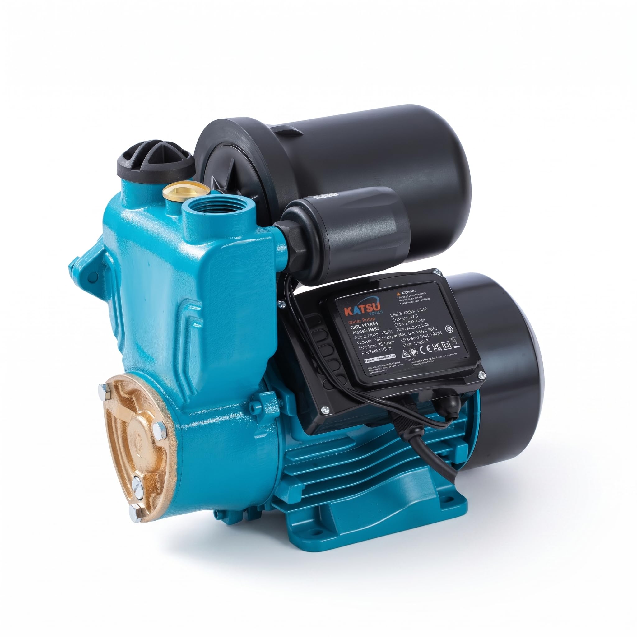 KATSU Tools Automatic Water Pressure Booster Pump 150W, Self-Priming