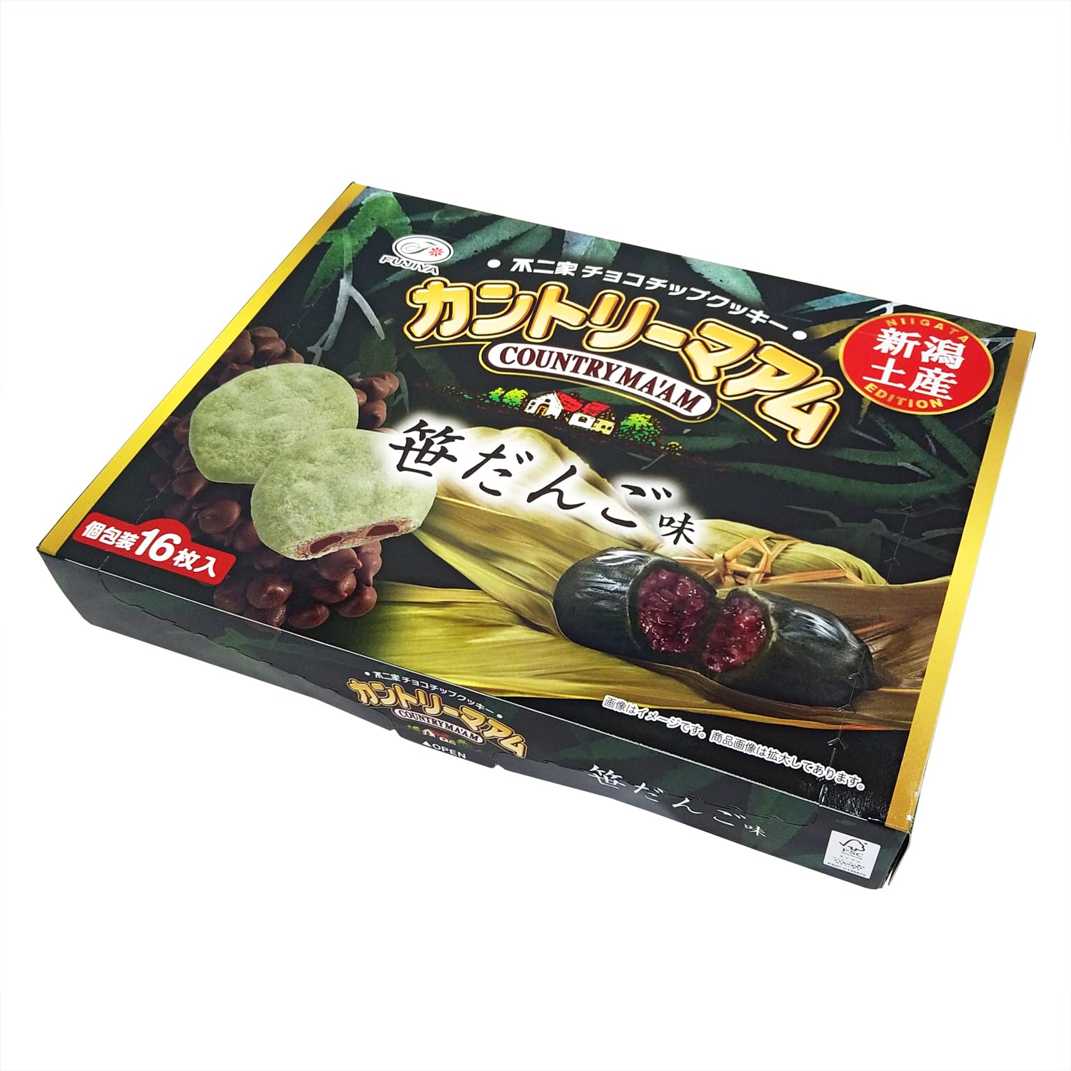 Amazon.co.jp: 【新潟土産】カントリーマアム 笹だんご味（個包装16枚