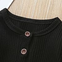 Vista 5 de Cafuvv Bebé Niño Niña Mameluco Mono Color Sólido Manga Larga Pantalones Niños Otoño Primavera Mono Mamelucos Mameluco