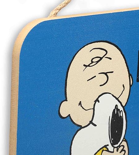 Miniatura 4 de Peanuts Charlie Brown y Snoopy Life Is Better With a Dog - Decoración de pared de madera para colgar  Bonito cartel de Snoopy para el hogar