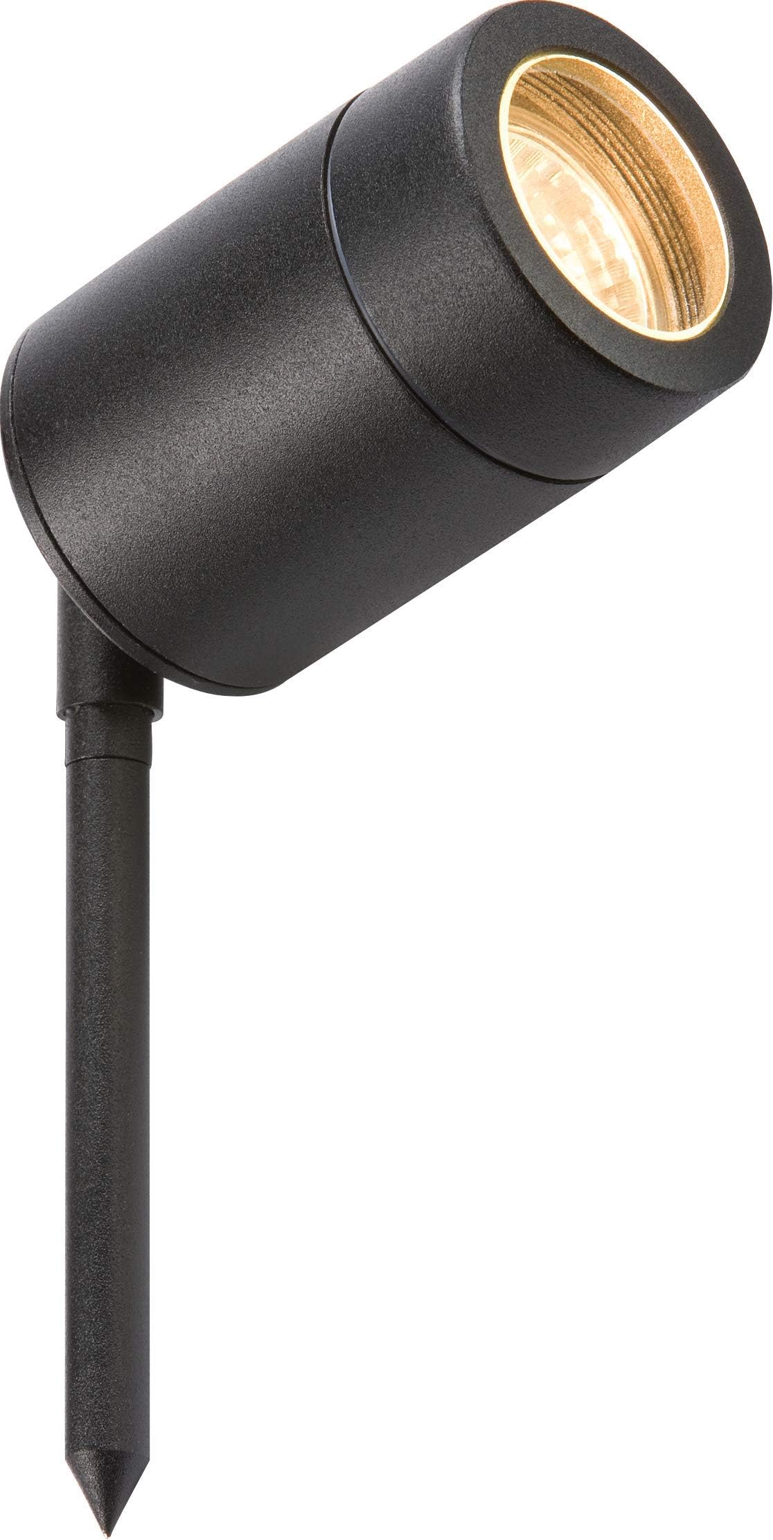 Knightsbridge GU10SPIKEBK Black Lightweight Spike Light, Aluminium, GU10, 35 W