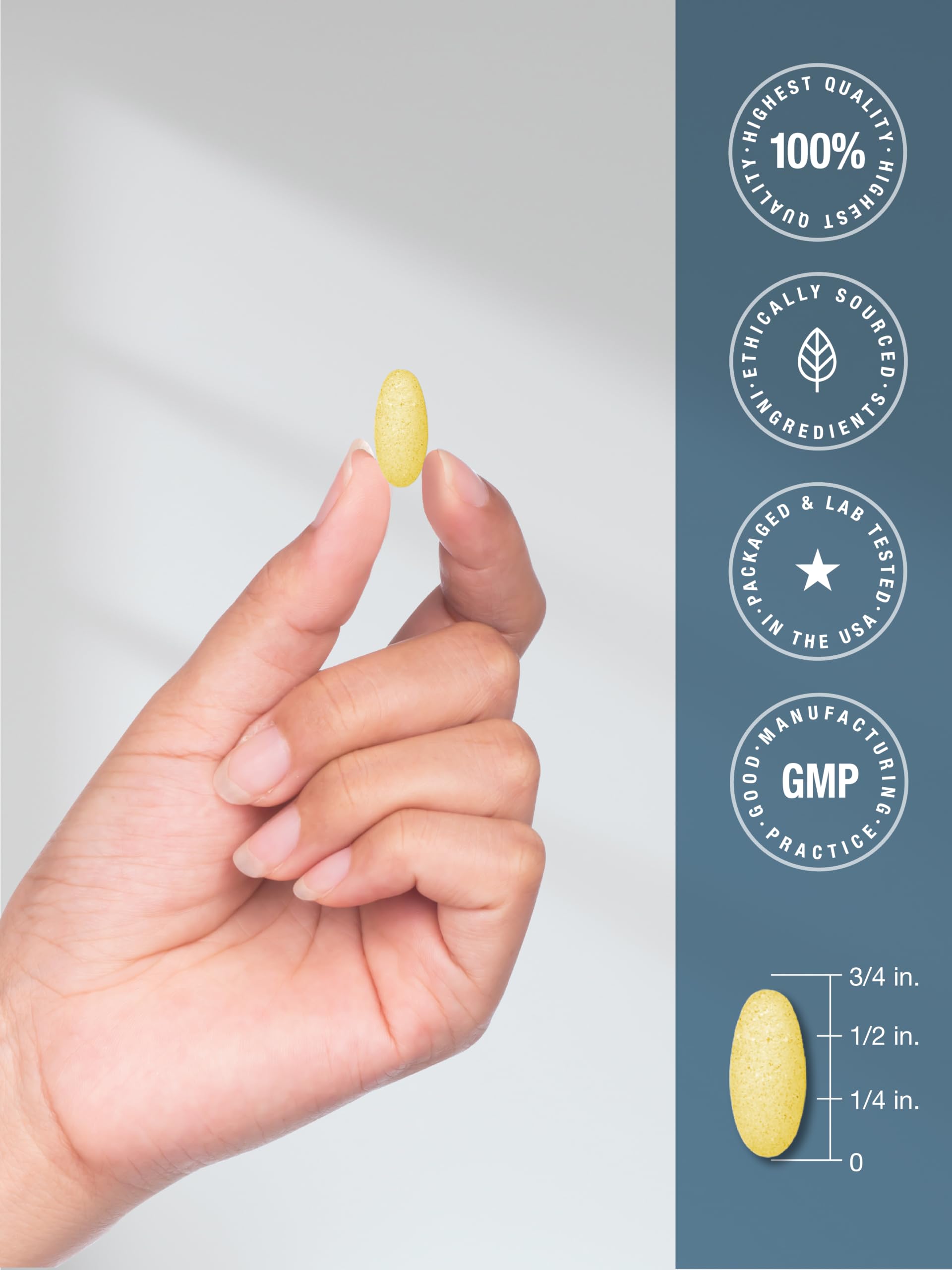 Horbäach Glucosamine Chondroitin | Plus MSM & Turmeric | 180 Coated Caplets — Amazon image 7