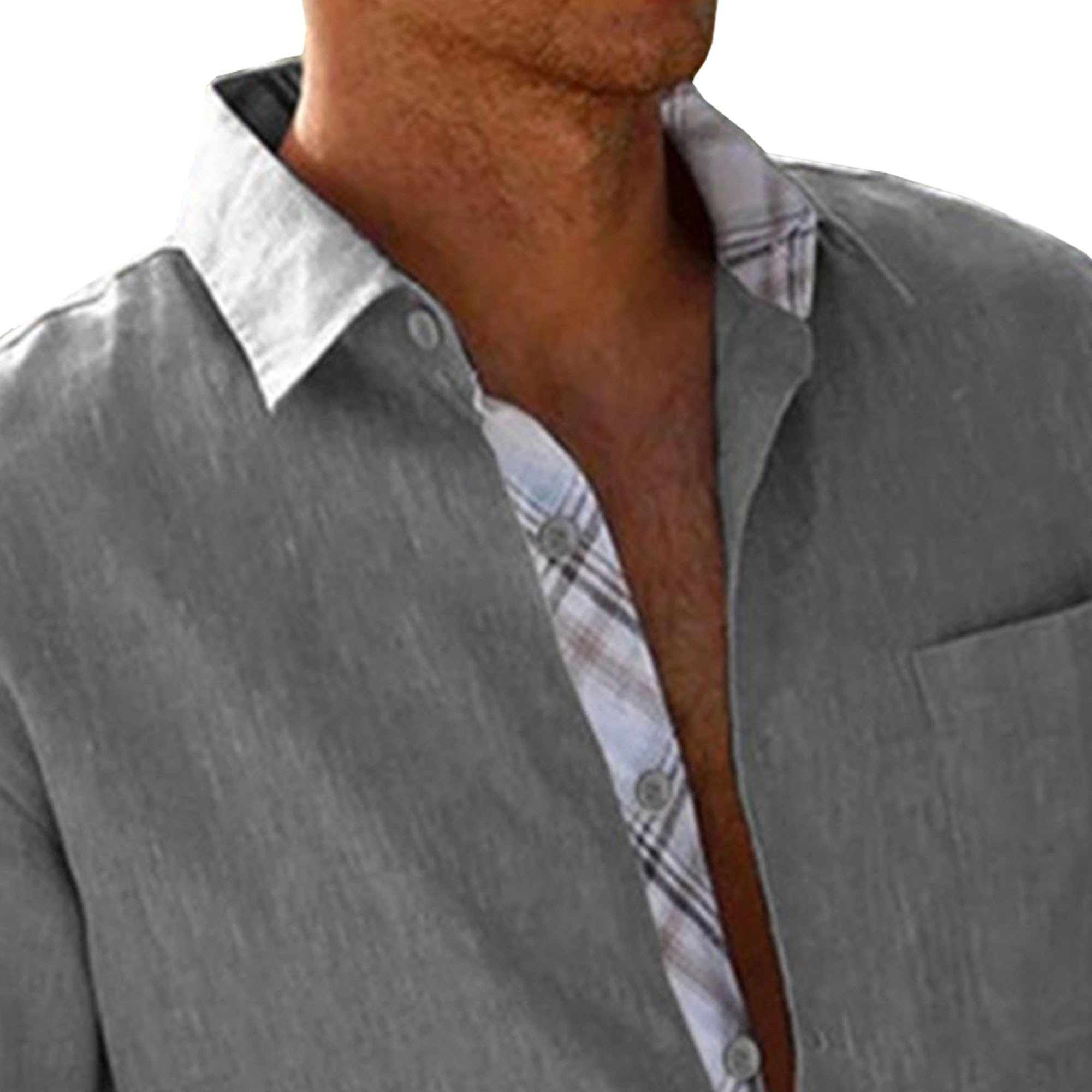 Edwards Garment MENS BUTTON FRONT SERVICE SHIRT