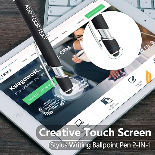 Miniatura 4 de AIFLM Bolígrafos personalizados con nombre a granel hasta 500 unidades de bolígrafos grabados gratis con tu nombre y texto para negocios,