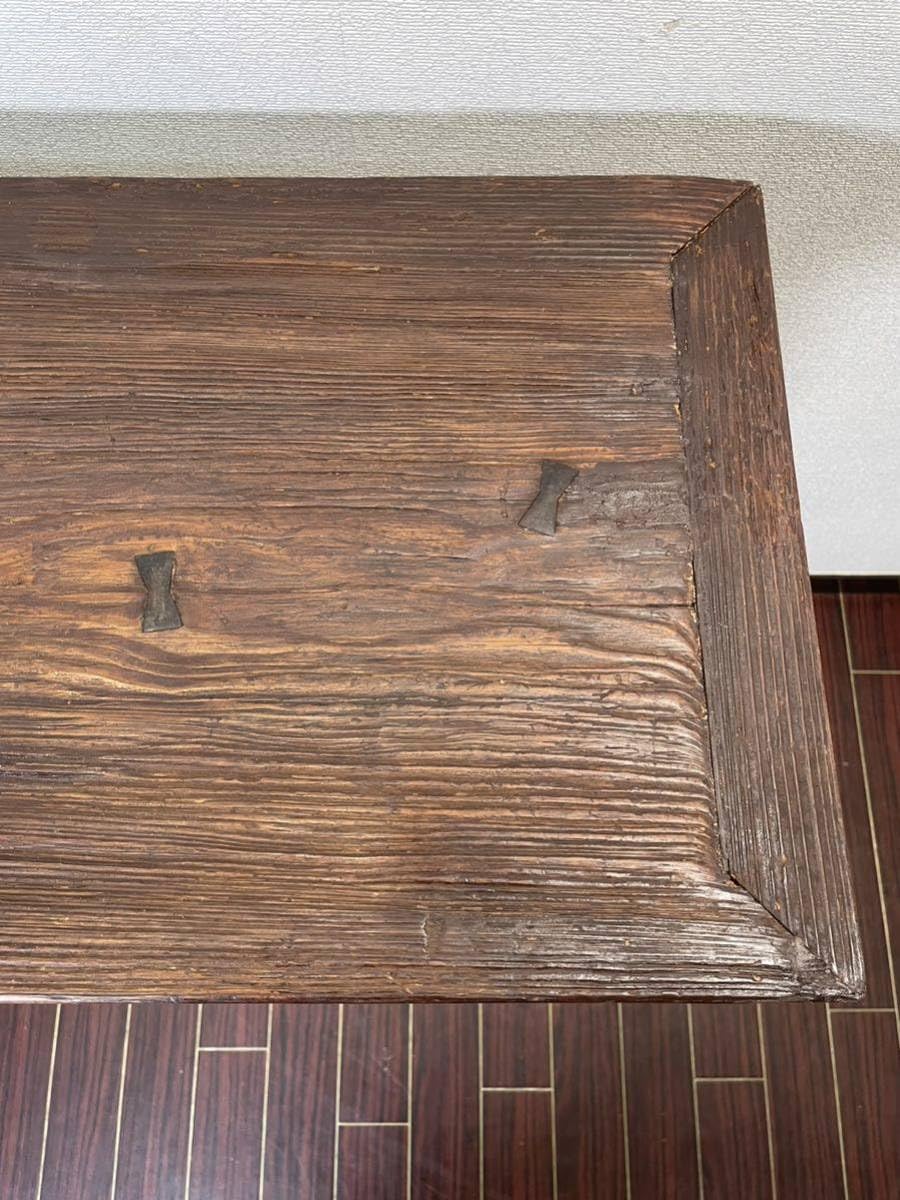 Amazon.co.jp: RICCARミシン台テーブル古材テーブルデスク足踏みミシン