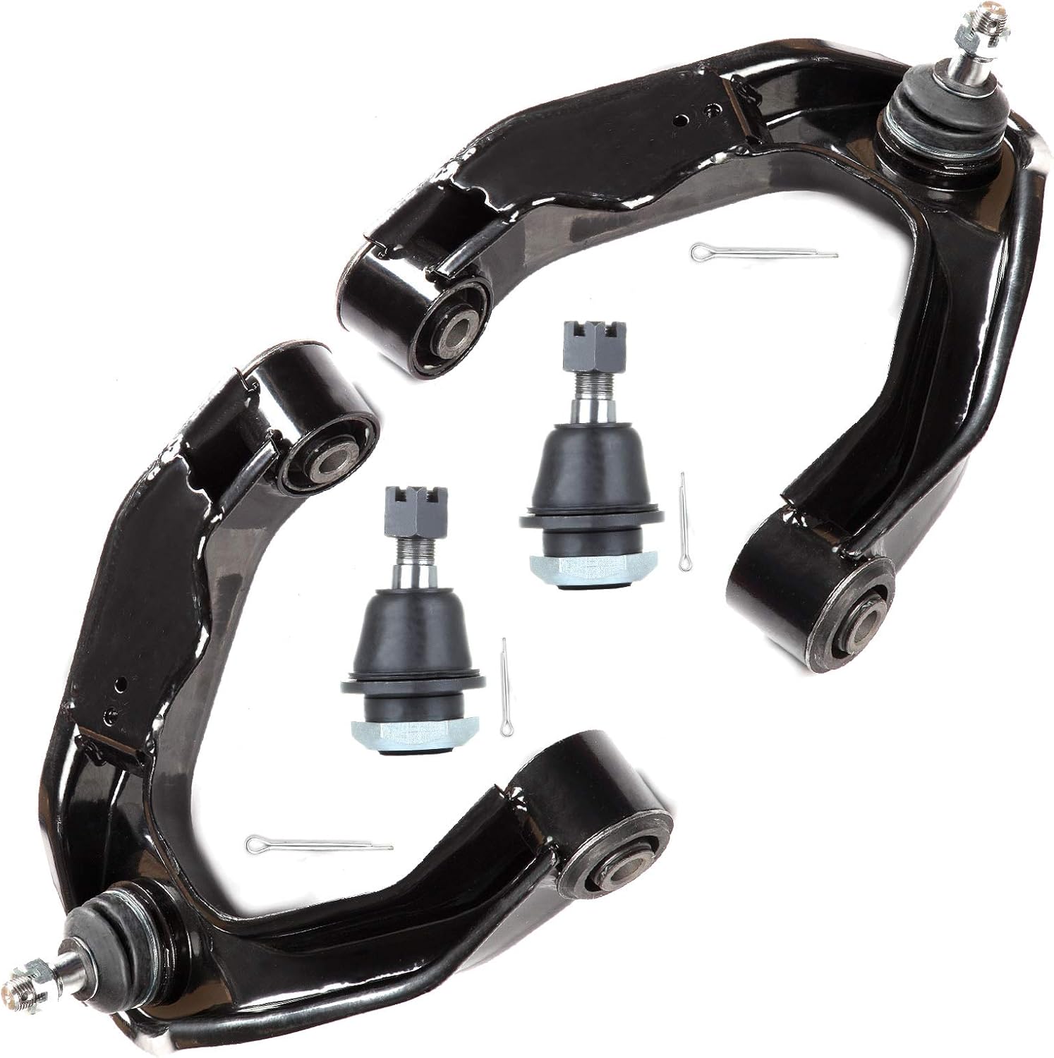 cciyu Front Upper Control Arm with Ball Joint Lower Ball Joint fit for 1999-2004 Frontier Frontier Xterra 4pcs Suspension Kit