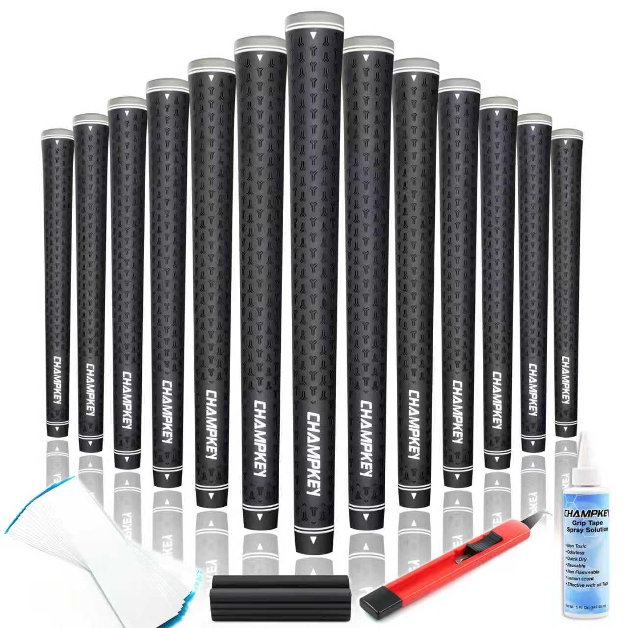 CHAMPKEY Y-LITE Junior Size Golf Grips - All Weather Performance Golf Club Grips