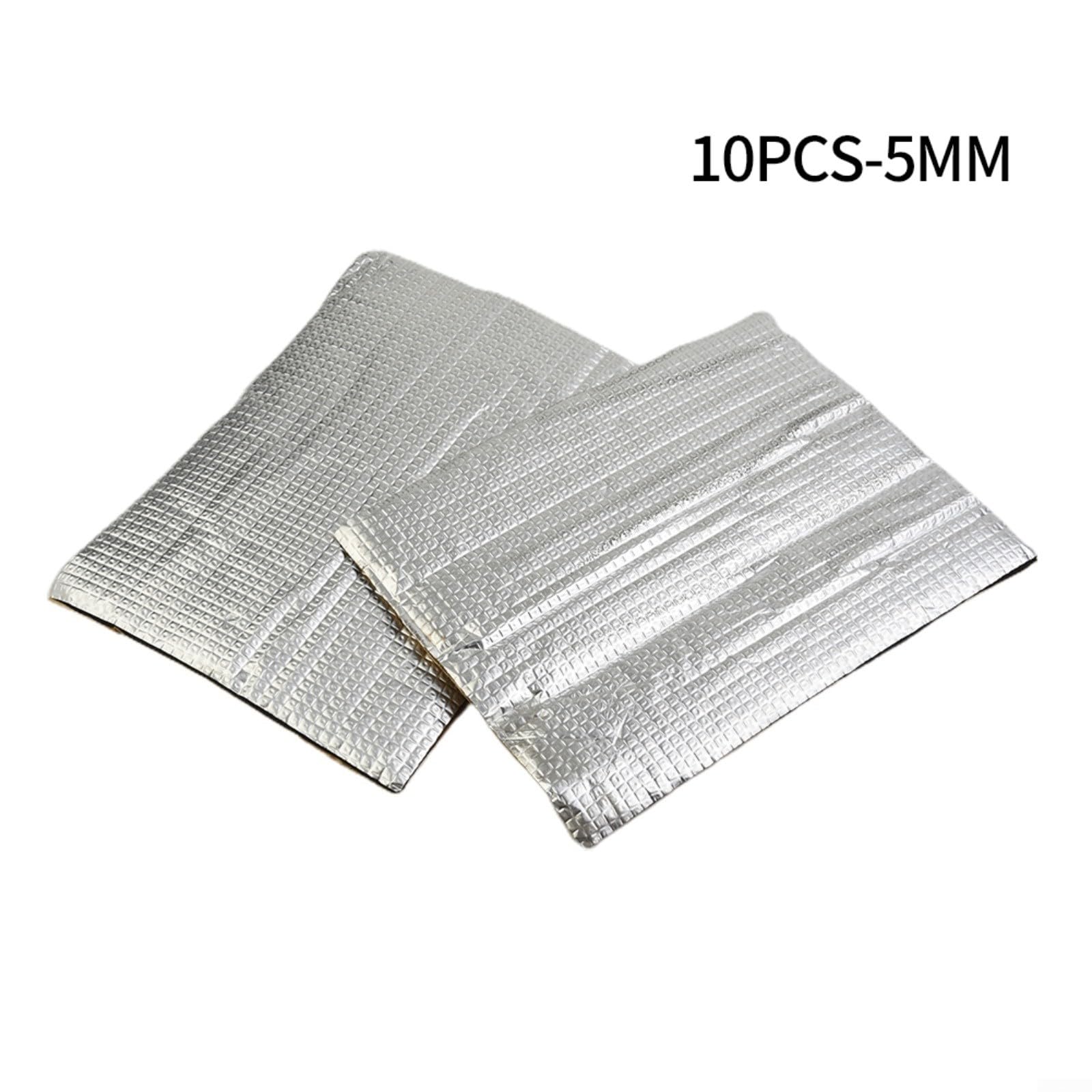 20 Sheets Isolante Insonorizzante Per Auto, Fonoassorbente Da Auto, Isolamento Acustico E Smorzamento, A Prova Di Rumore, 5 Mm Di Spessore(20 fogli)