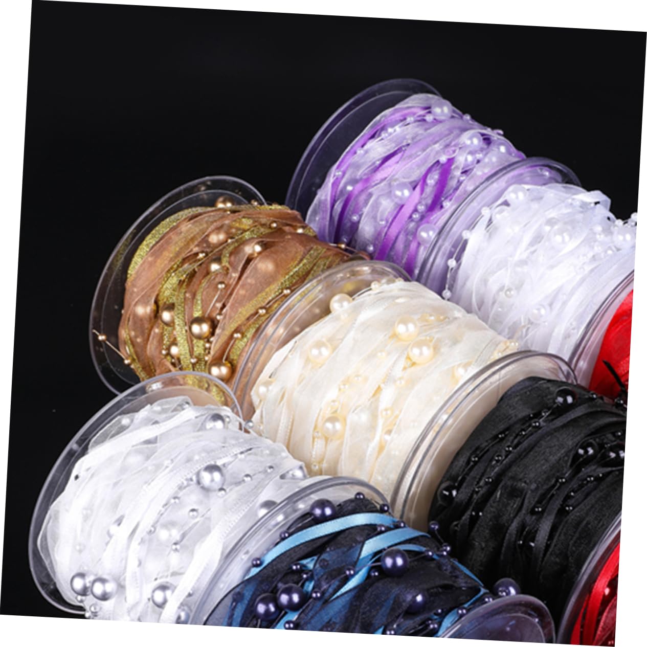 Operitacx 3rouleaux Ruban Décoratif Beige Pour Mariage Accessoires De Bouquet Et Décoration De Fête Pour Et Célébrations