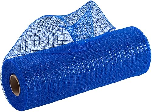 Miniatura 3 de Malla decorativa de rayas patrióticas metálicas, 10 pulgadas x 10 yardas, Día del Veterano, 4 de julio, rojo, blanco, azul, decoración de corona,