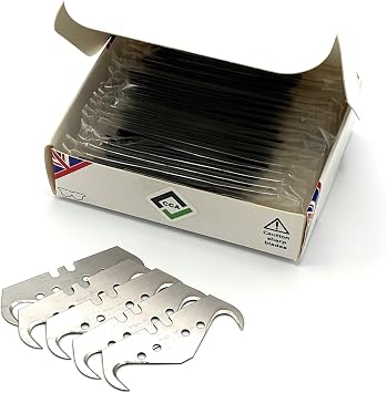 CCA Super Big Hook Trimming Blades x 100 for Roofing and flooring