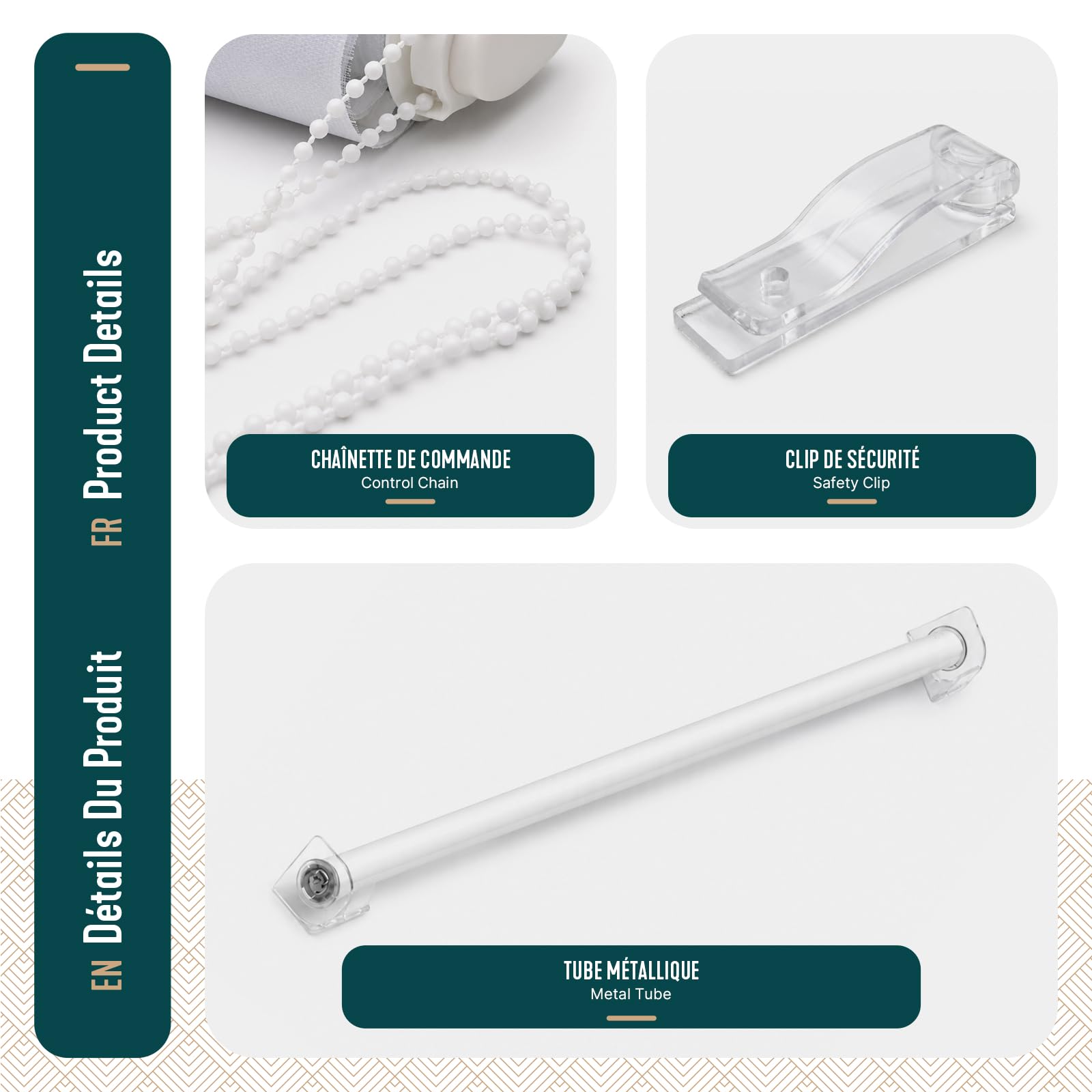 VOUNOT 2er Set Doppelrollo klemmfix ohne Bohren, Duo Rollo Klemmrollo für Fenster und Tür, lichtdurchlässig & verdunkelnd Fensterrollo, 90x150cm, Grau