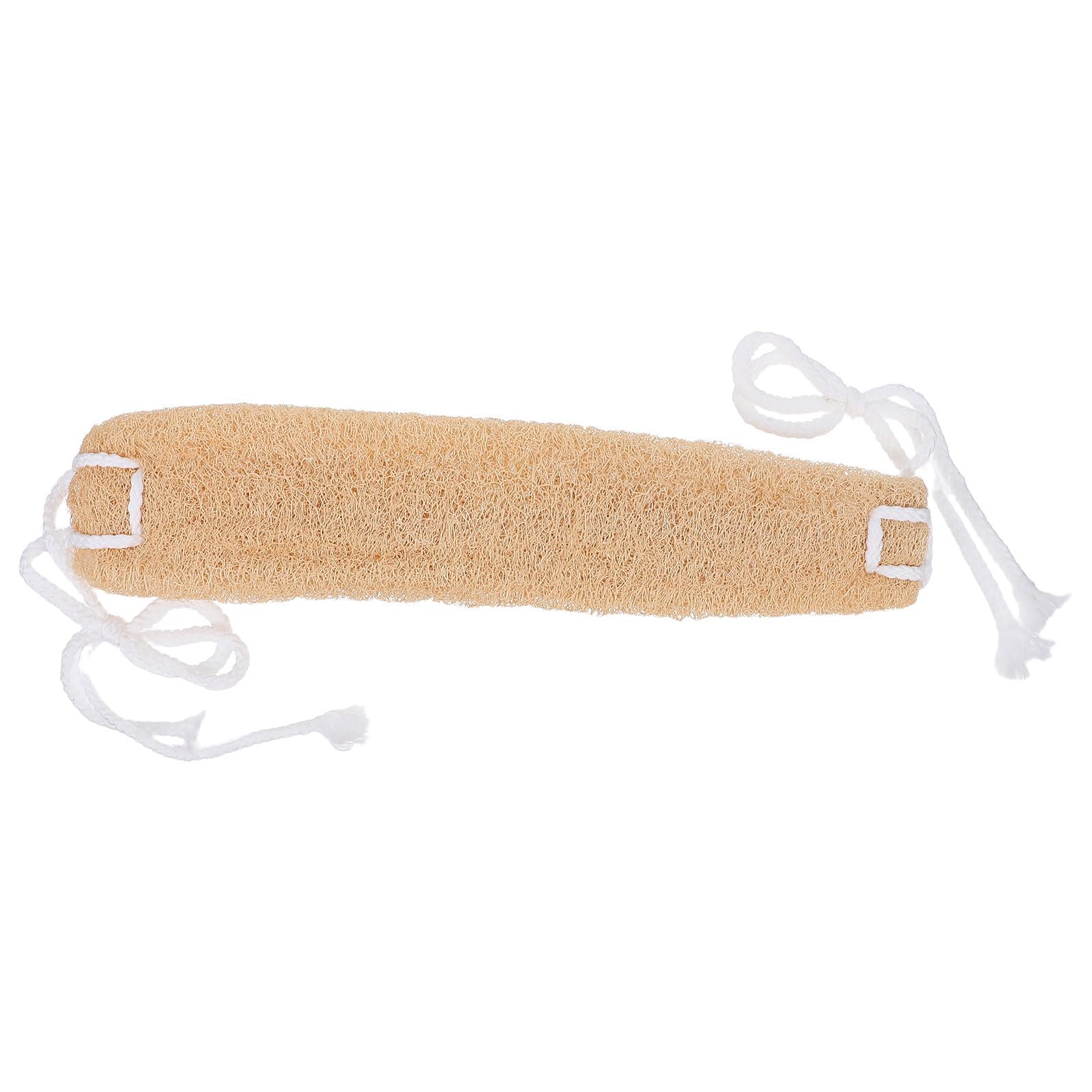 Esponja Vegetal Natural de Lufa para Masaje Corporal y Exfoliación, Depurador de Baño Beige para Hombres y Mujeres, Adecuado para Limpieza de Espalda