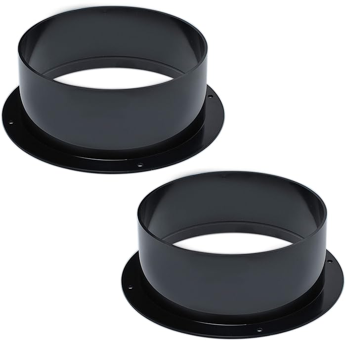 Buy Duct Connector Flange 6 Inch 2 Pack by Wadoy ABS Quality Heating