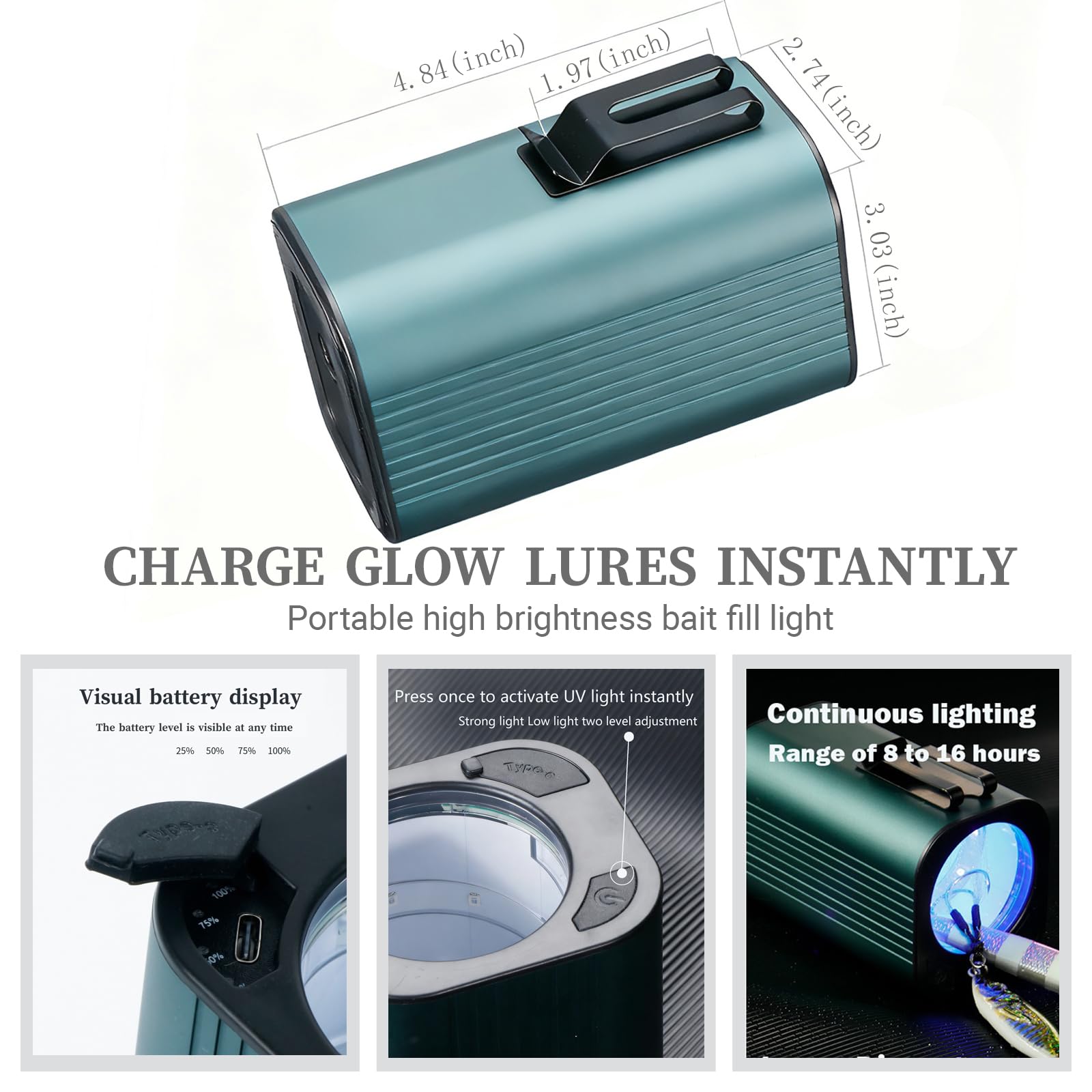 best uv light for charging fishing lures Amazon.com : LLathrymna