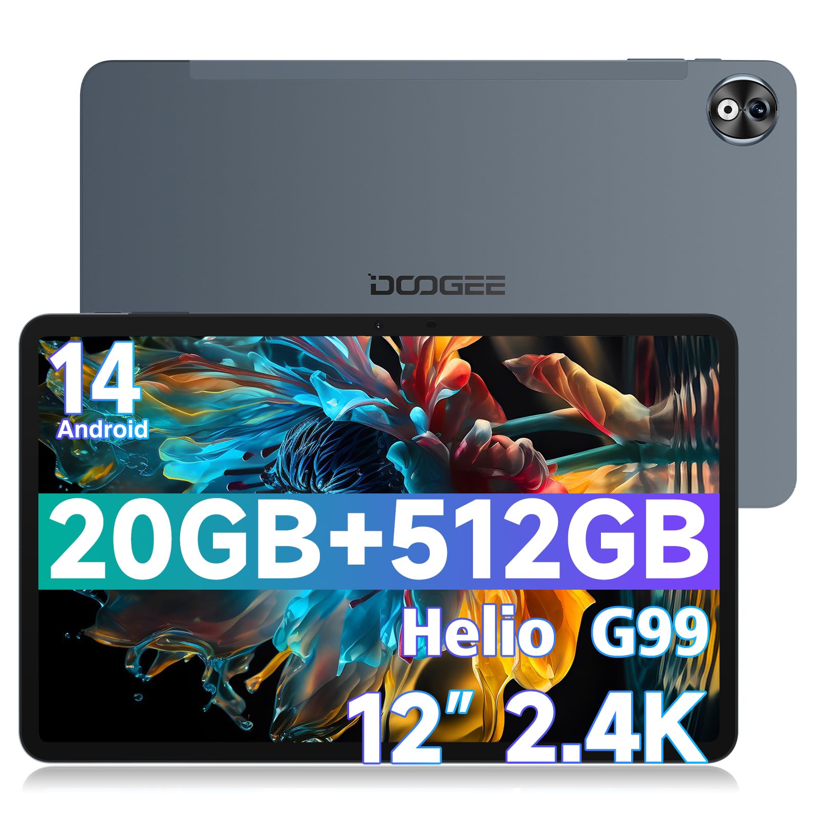DOOGEE T40 Pro 12インチタブレット 本体 DOOGEE T40 Pro － 12インチと大型で、筆圧対応のペンや