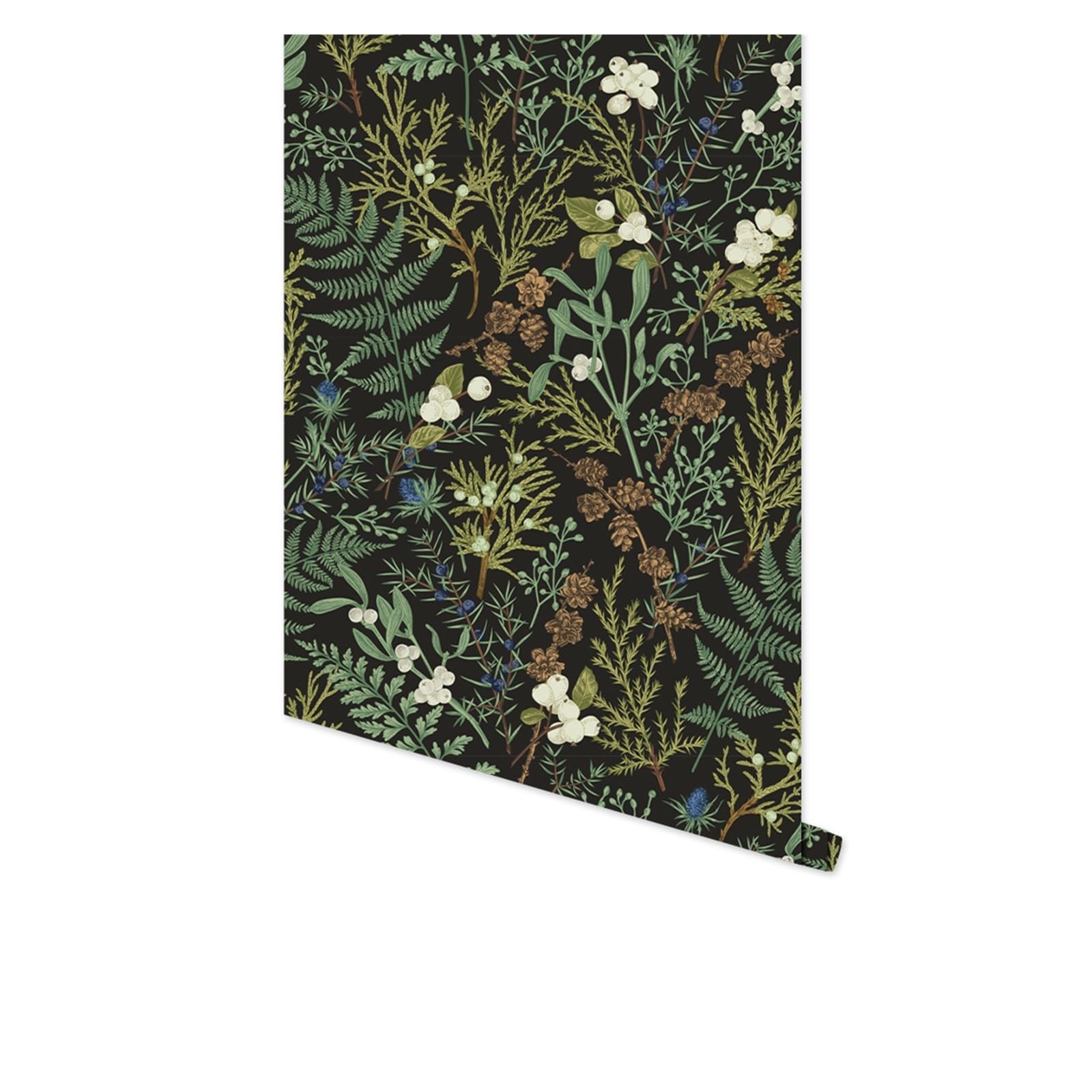 ITRHJTGP Wallpaper Rain Forest Peel and Stick Wallpaper Floral Self Adhesive Removable Leaf Contact Paper for Bedroom Walls Cabinets(2mx45cm(78.7x17.7in))