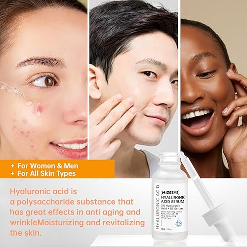 Miniatura 6 de Suero facial de ácido hialurónico 2% + B5, 2 piezas de suero de ácido hialurónico para la cara, hidratante.