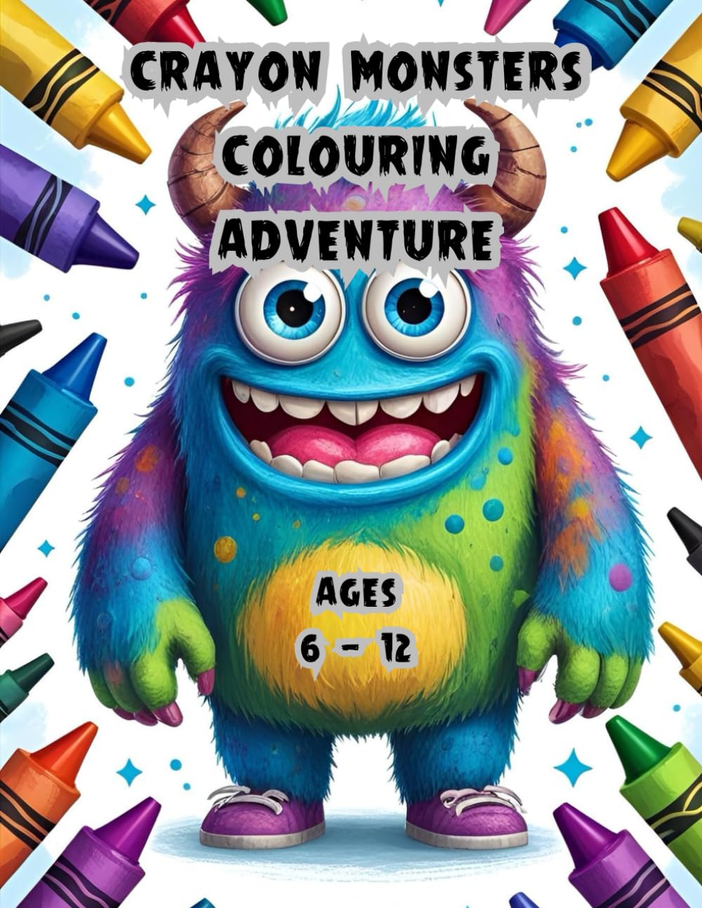 Crayon Monsters Colouring Adventure: Colouring Book
