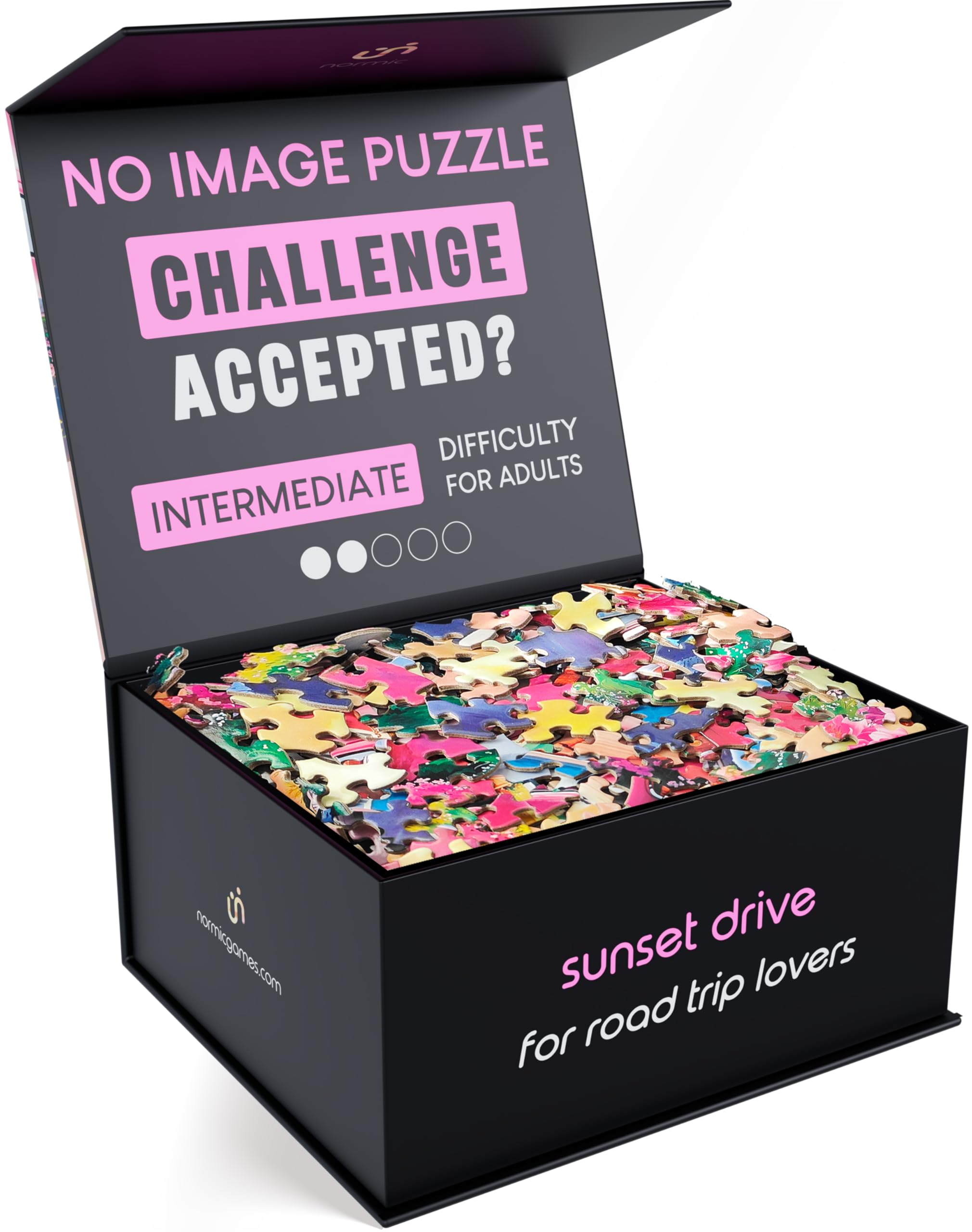 Amazon.com: Normic - No Image Puzzle 1000 Irregular Pieces Extreme