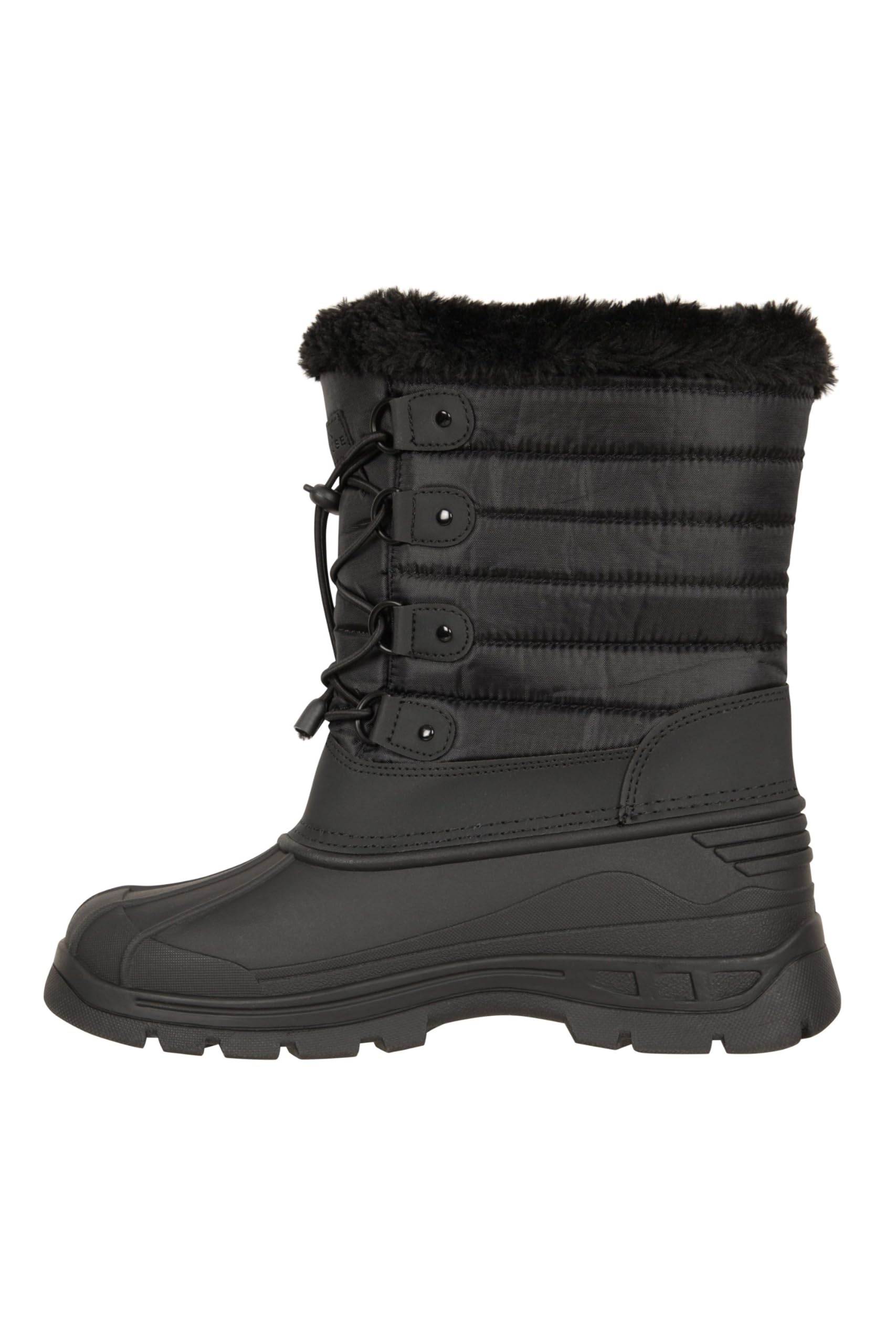 Mountain Warehouse Whistler Womens Schneeschuhe - Sherpa-Fleece Futter, Kunstfell, Schneefest - winter