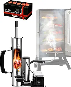 Cold Smoke Generator for Grills - Stainless Steel Smoker Tube with Double Tube Design and Anti-Scald Handle
