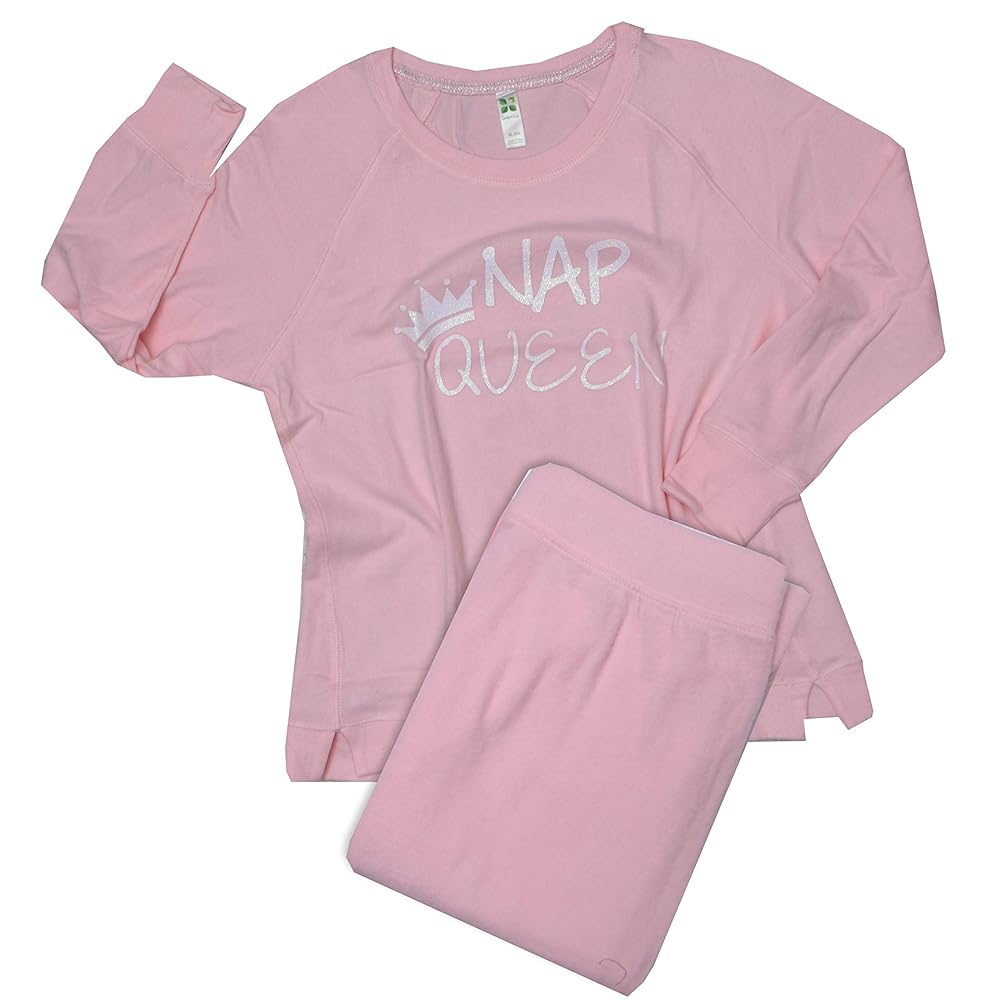 Green Tea Womens 2-Piece Super Soft Loungewear Wake Up Green Tea Womens 2-Piece Super Soft Loungewear Wake Up