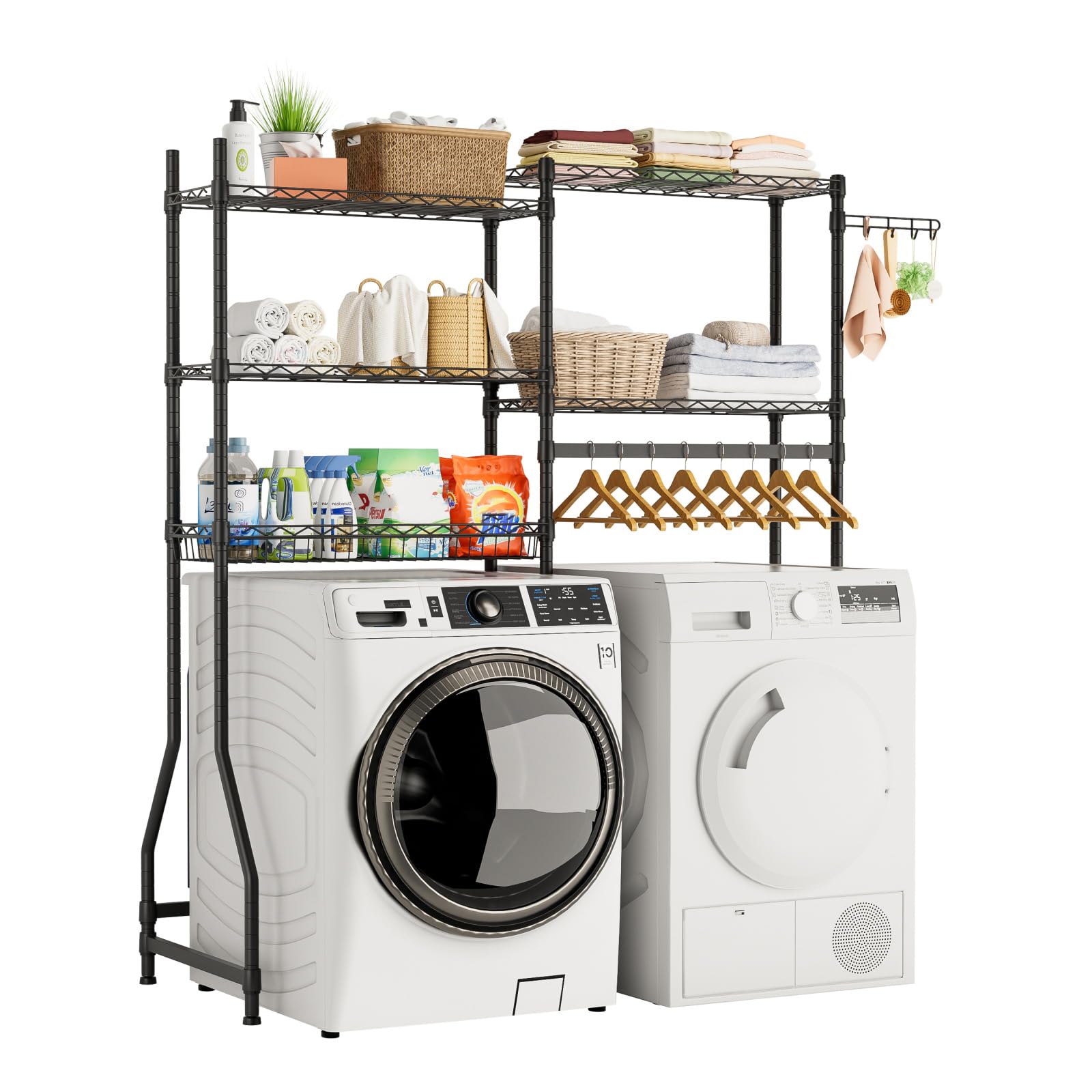 Golpart Laundry Organizer Shelves Over the Washer and Dryer Storage Shelf