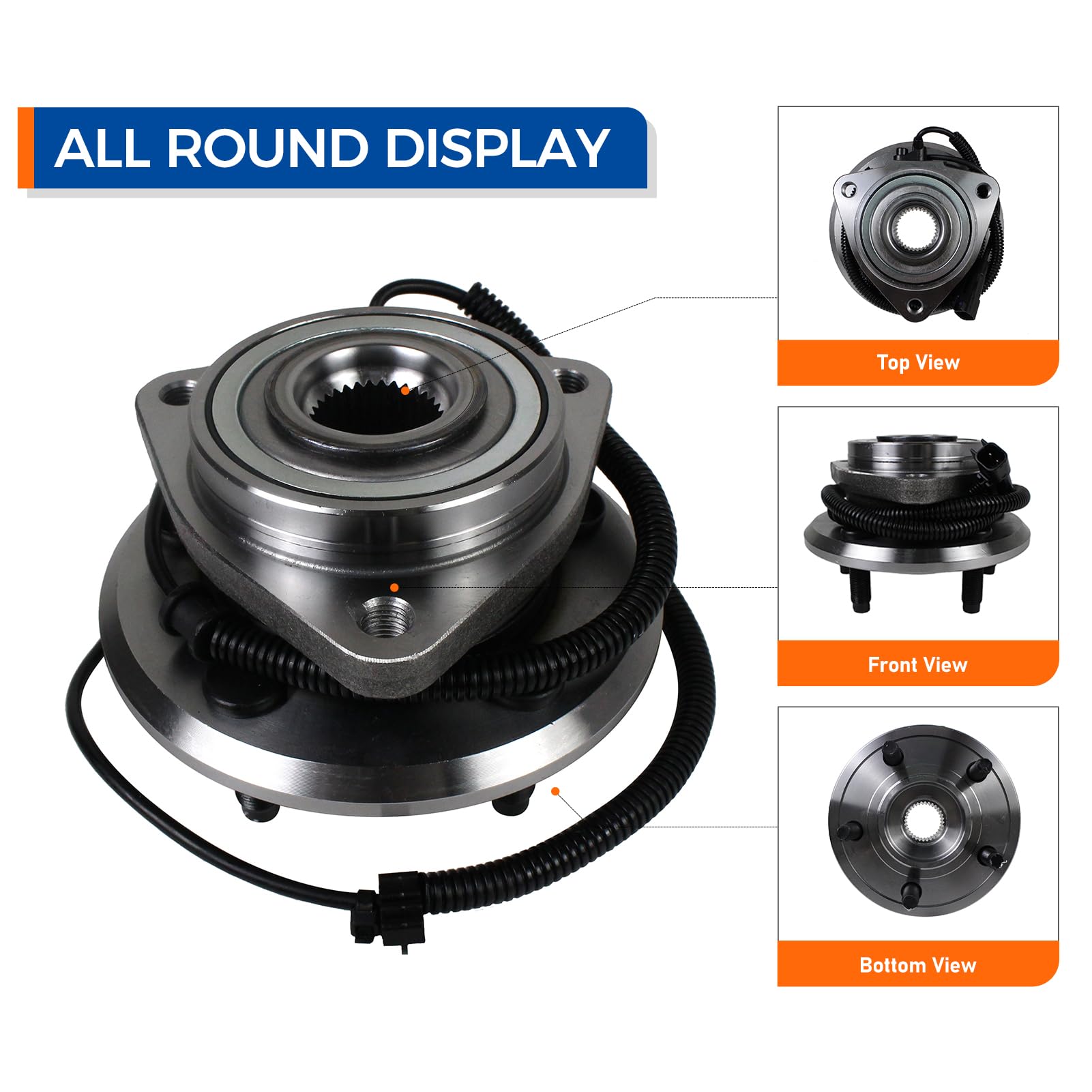 TIMKEN Wheel Bearing & Hub Assembly Front For Dodge Nitro Jeep Liberty NEW E - Foto 6