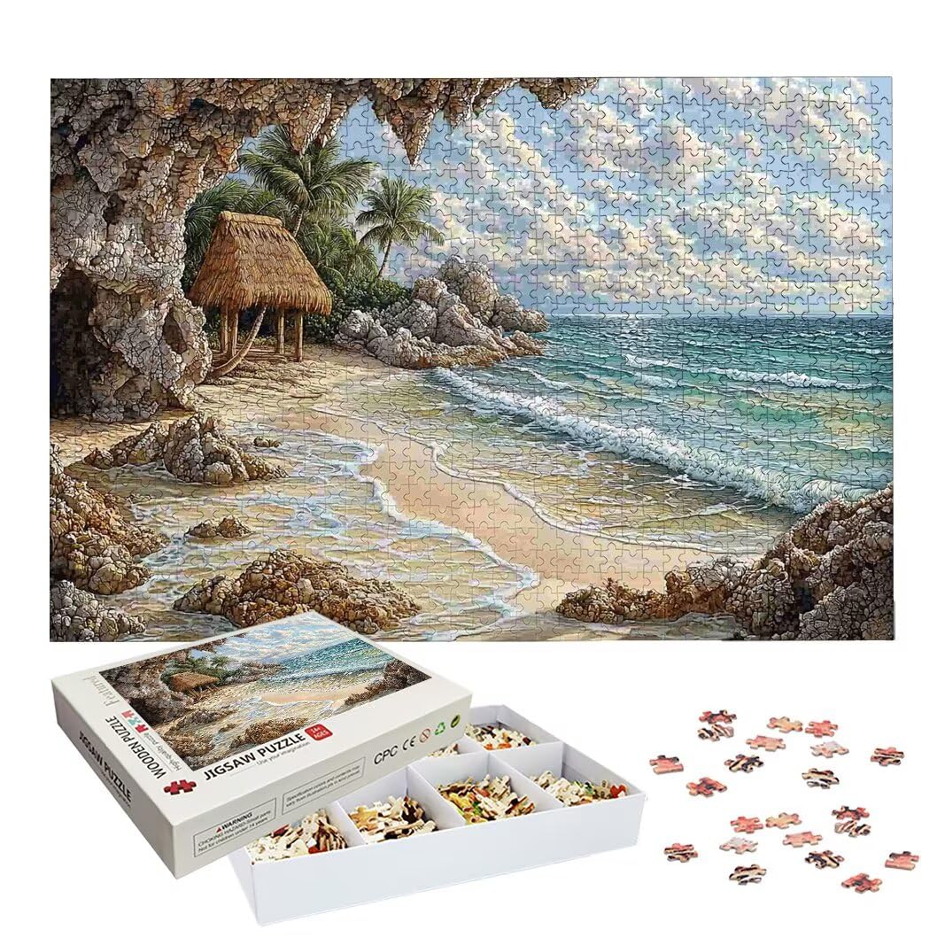 Puzzle Playa, Puzzle 1500 Piezas para Adultos, Regalo Mujer/Hombre -2433