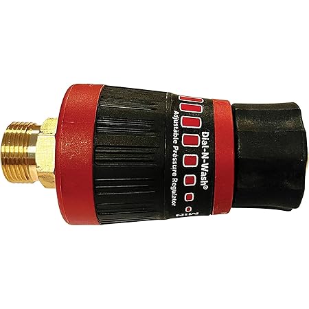Simpson Cleaning 82232 Dial-N-Wash Adjustable Regulator for Pressure Washers, Rated up to 4500 PSI, Black