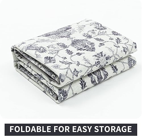 Miniatura 6 de ILANGO Alfombras Corredor Antideslizantes para Pasillo, 5'x7' pies Estilo Desgastado Tradicional para Cocina Lavable, Alfombra Corredor Tapete de