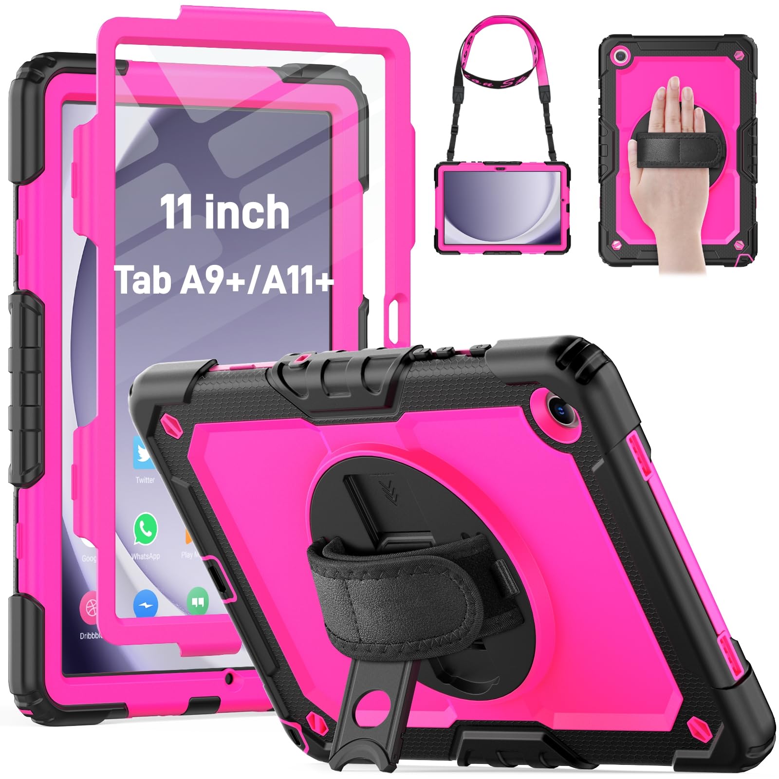 Amazon.com: HXCASEAC Case for Samsung Galaxy Tab A9+ Plus / A11+