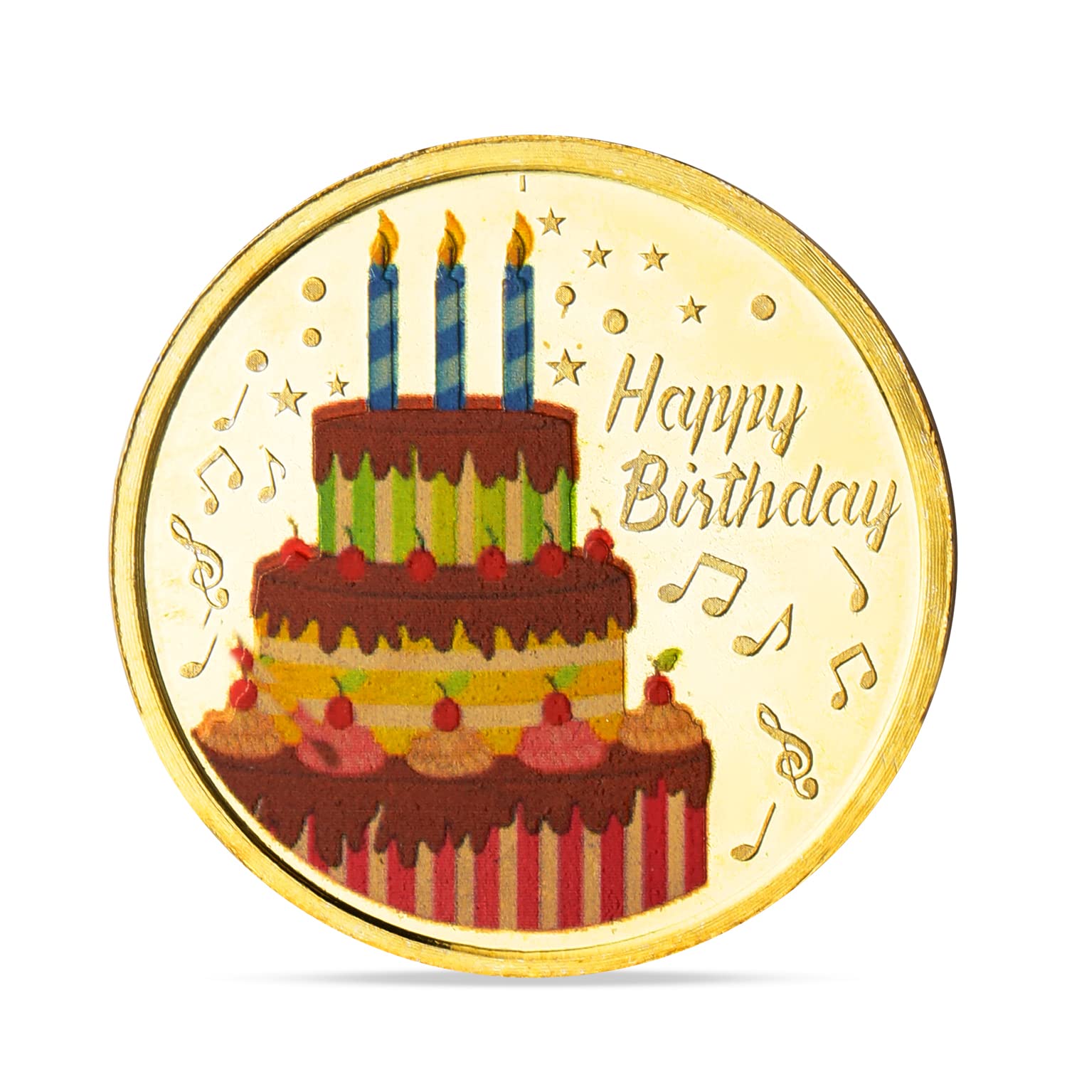 Ananth Jewels BIS Hallmarked Silver Coin 10 Grams Happy Birthday Gift