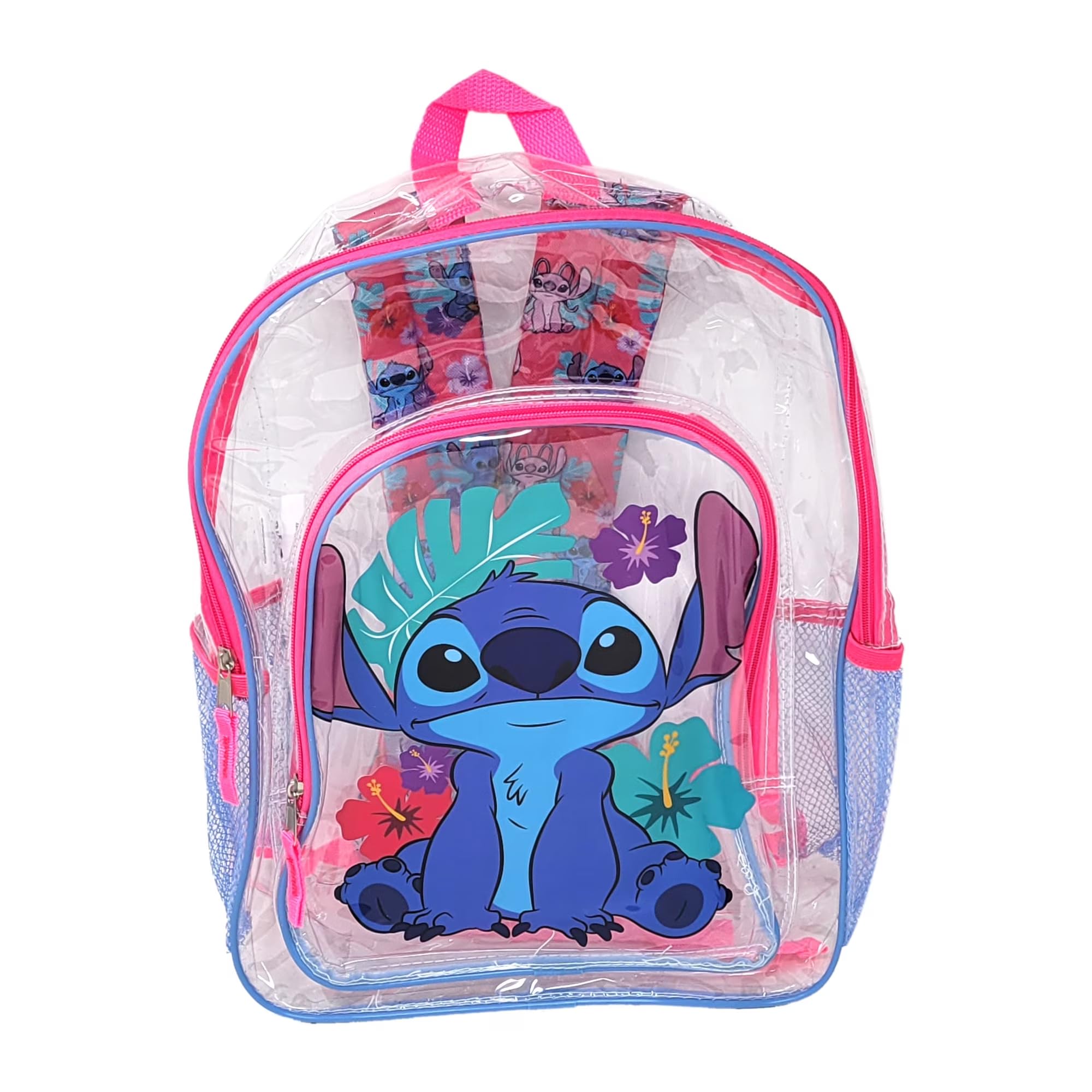 Disney Lilo & Stitch Transparent 16" Backpack
