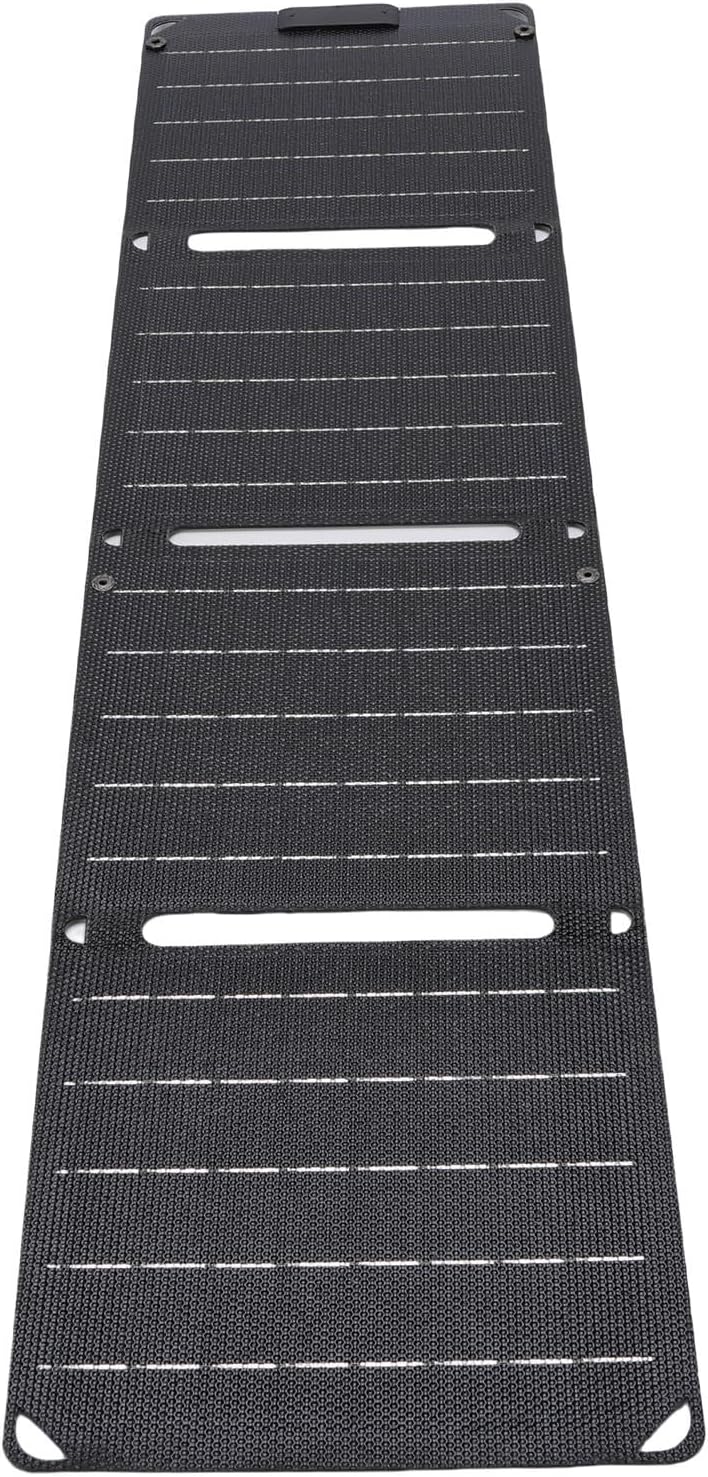 CHICIRIS Portable Solar Panel, 40W Foldable Solar Charger with 2 Type C Ports, High Efficiency Monocrystalline Silicon for Camping Hiking Travel Smartphones Tablets Laptops